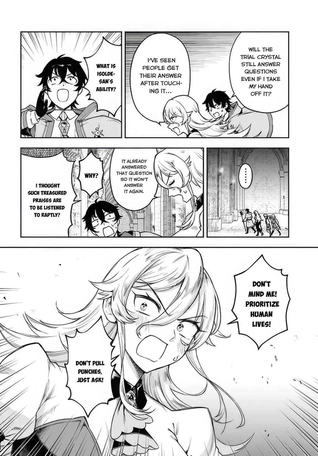 Ore Igai Dare mo Saishu Dekinai Sozai na no ni "Sozai Saishuritsu ga Hikui" to Pawahara suru Osananajimi Renkinjutsushi to Zetsuen shita Senzoku Madoushi, Henkyou no Machi de Slow Life wo Okuritai. Chapter 5: Trials of the Guild master, Part II. - Page 6