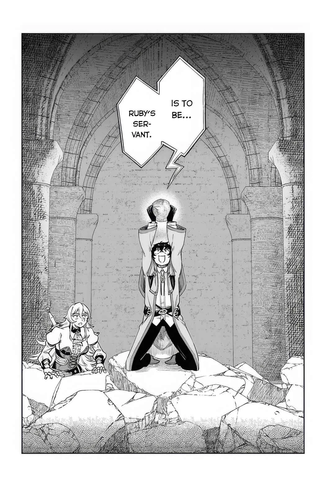 Ore Igai Dare mo Saishu Dekinai Sozai na no ni "Sozai Saishuritsu ga Hikui" to Pawahara suru Osananajimi Renkinjutsushi to Zetsuen shita Senzoku Madoushi, Henkyou no Machi de Slow Life wo Okuritai. Chapter 5: Trials of the Guild master, Part II. - Page 18