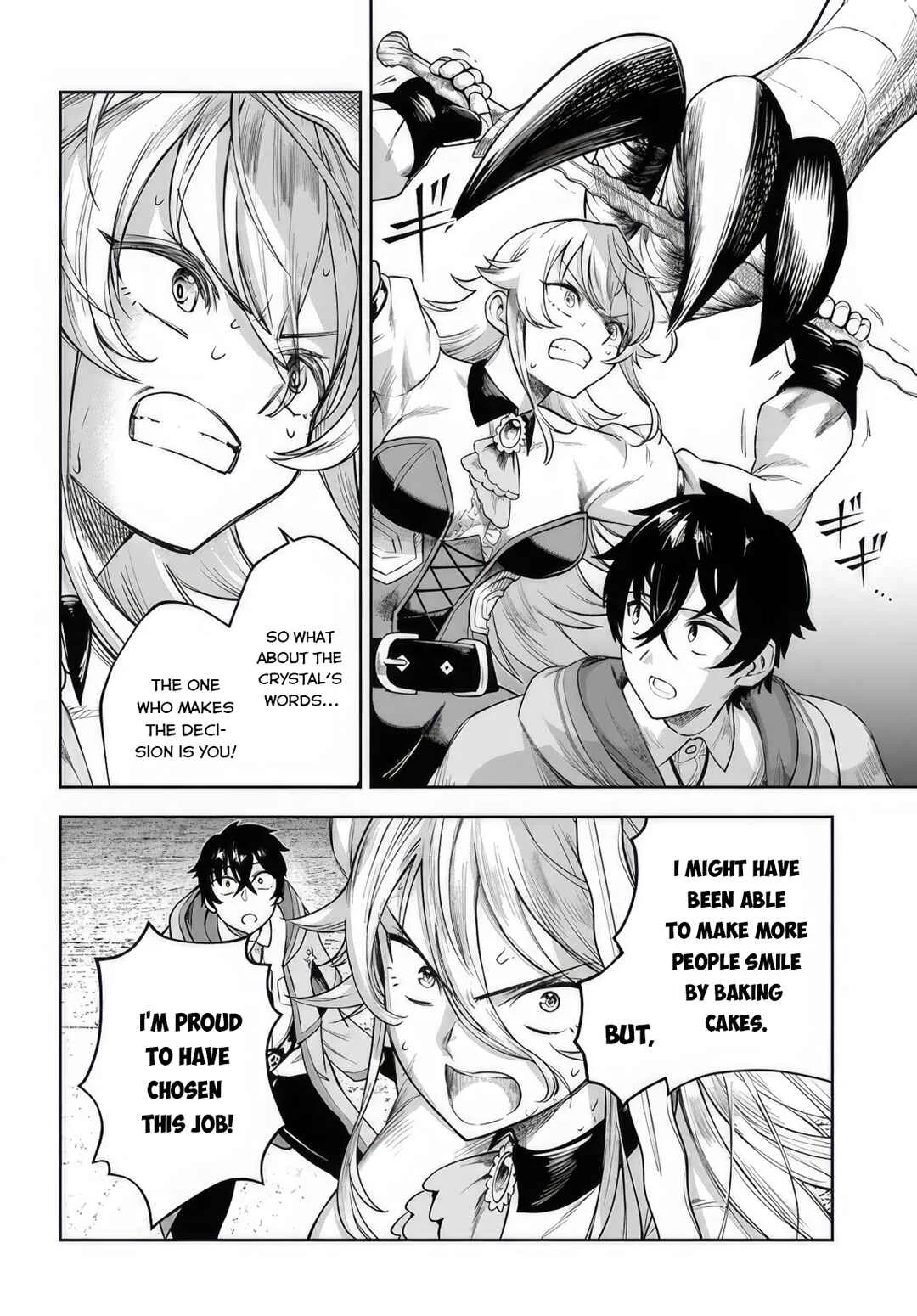 Ore Igai Dare mo Saishu Dekinai Sozai na no ni "Sozai Saishuritsu ga Hikui" to Pawahara suru Osananajimi Renkinjutsushi to Zetsuen shita Senzoku Madoushi, Henkyou no Machi de Slow Life wo Okuritai. Chapter 5: Trials of the Guild master, Part II. - Page 22