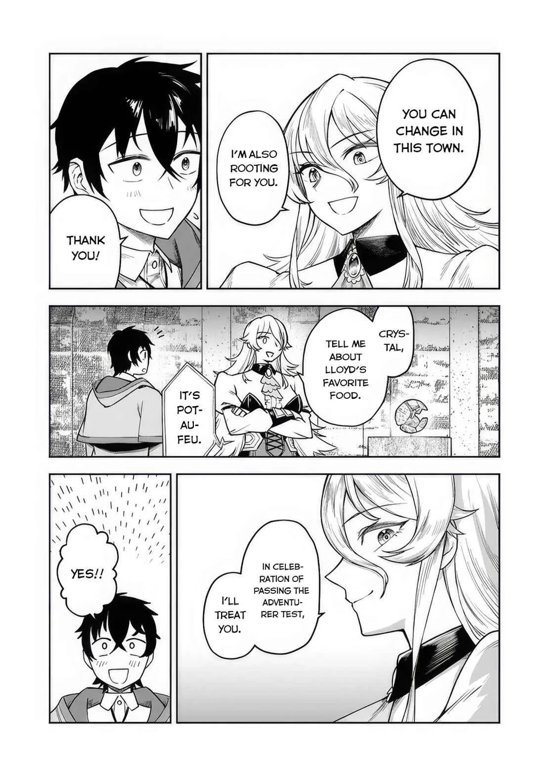 Ore Igai Dare mo Saishu Dekinai Sozai na no ni "Sozai Saishuritsu ga Hikui" to Pawahara suru Osananajimi Renkinjutsushi to Zetsuen shita Senzoku Madoushi, Henkyou no Machi de Slow Life wo Okuritai. Chapter 5: Trials of the Guild master, Part II. - Page 26