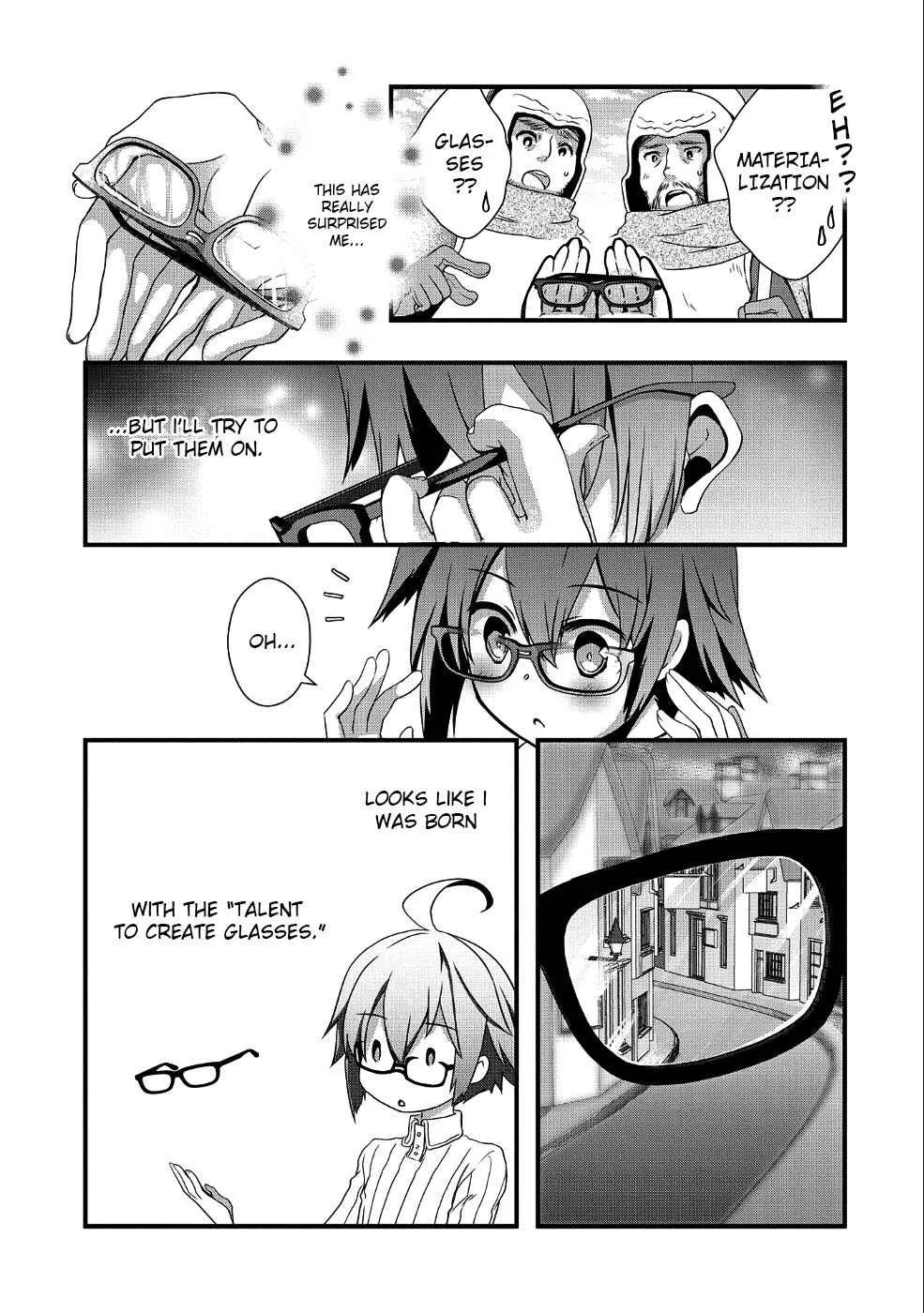 Ore no Megane wa Tabun Sekai Seifuku Dekiru to Omou. Chapter 1: Eil of Albat - Page 16