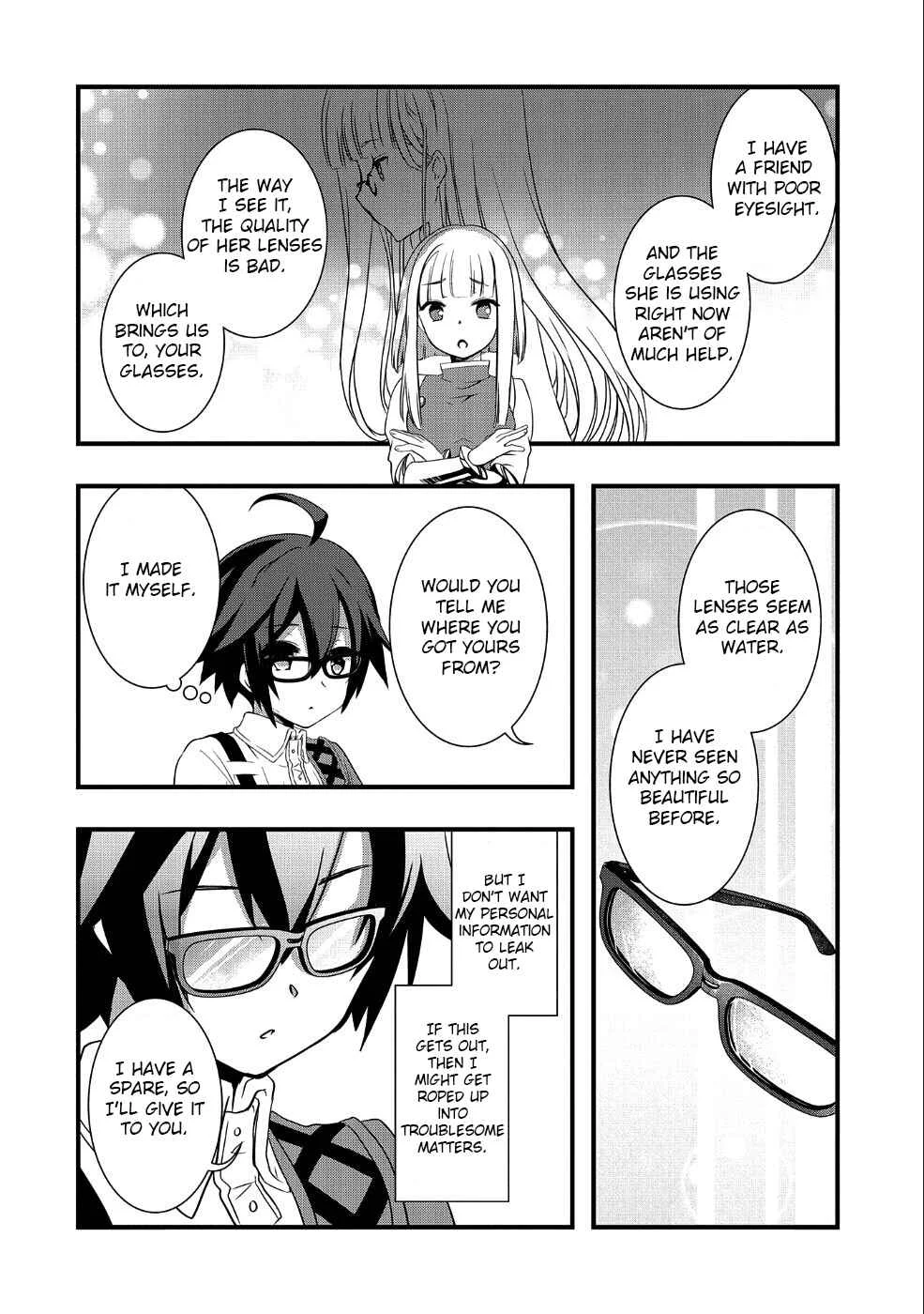 Ore no Megane wa Tabun Sekai Seifuku Dekiru to Omou. Chapter 2: Story 2 - Page 12