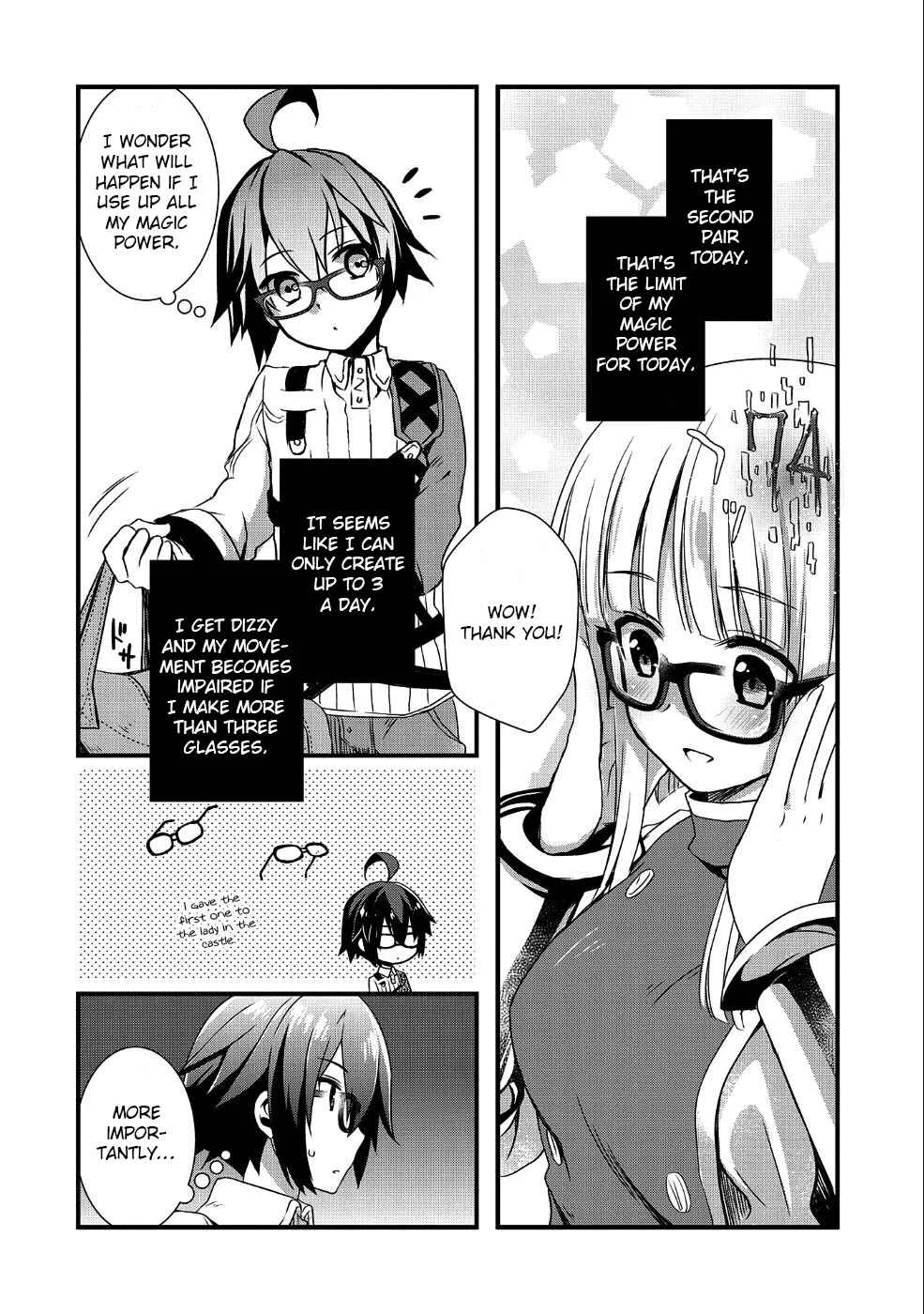 Ore no Megane wa Tabun Sekai Seifuku Dekiru to Omou. Chapter 2: Story 2 - Page 14