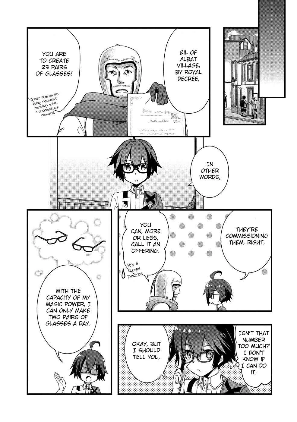 Ore no Megane wa Tabun Sekai Seifuku Dekiru to Omou. Chapter 3: Story 3 - Page 7