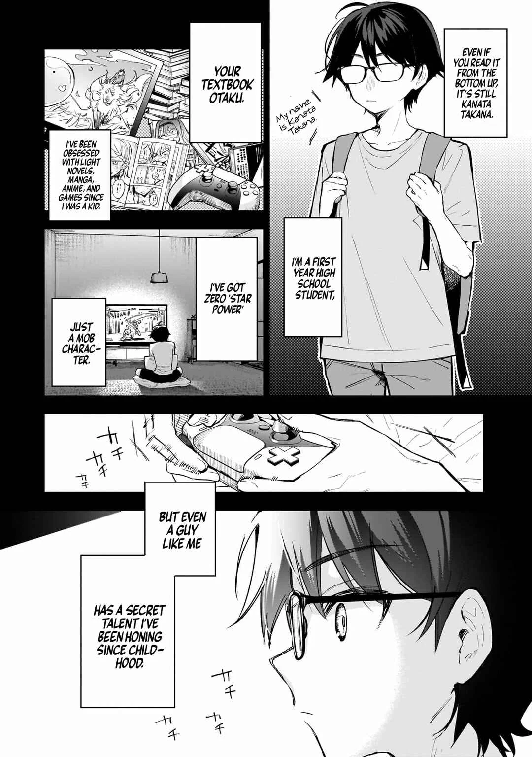 Ore wa Gakuen Zunou Battle no Enshutsuka! ~Jishou Mob ga Kage kara Egaku Saikyou Shujinkou Musou Scenario~ Chapter 1: My protagonist - Page 5