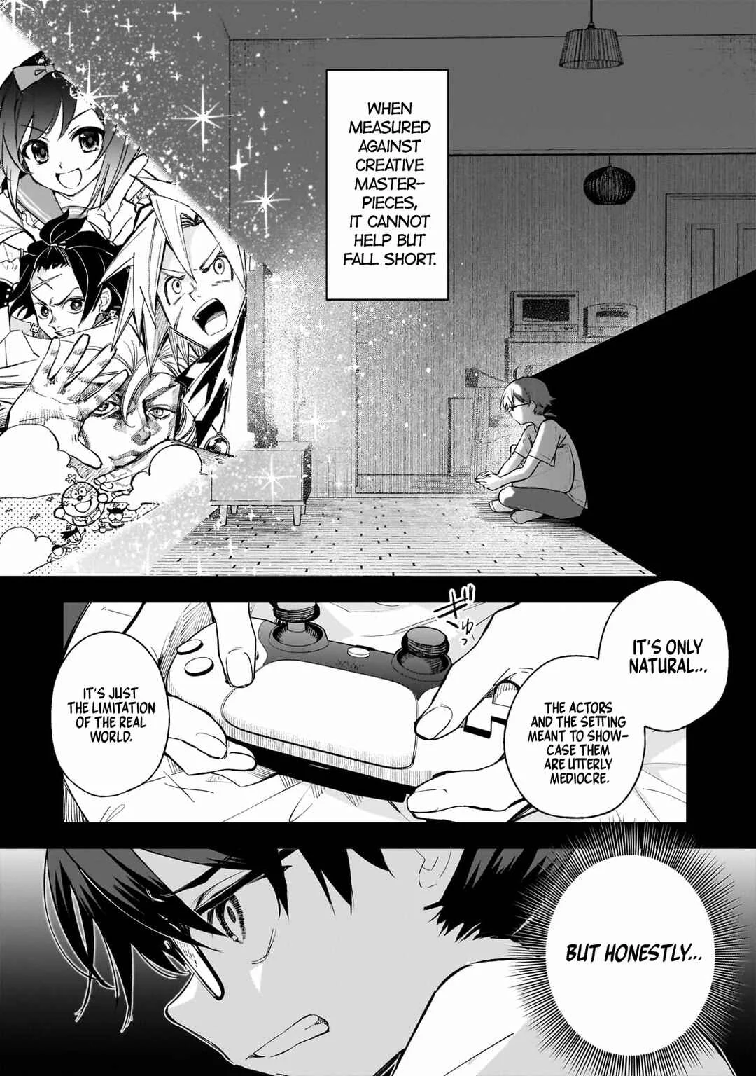 Ore wa Gakuen Zunou Battle no Enshutsuka! ~Jishou Mob ga Kage kara Egaku Saikyou Shujinkou Musou Scenario~ Chapter 1: My protagonist - Page 15