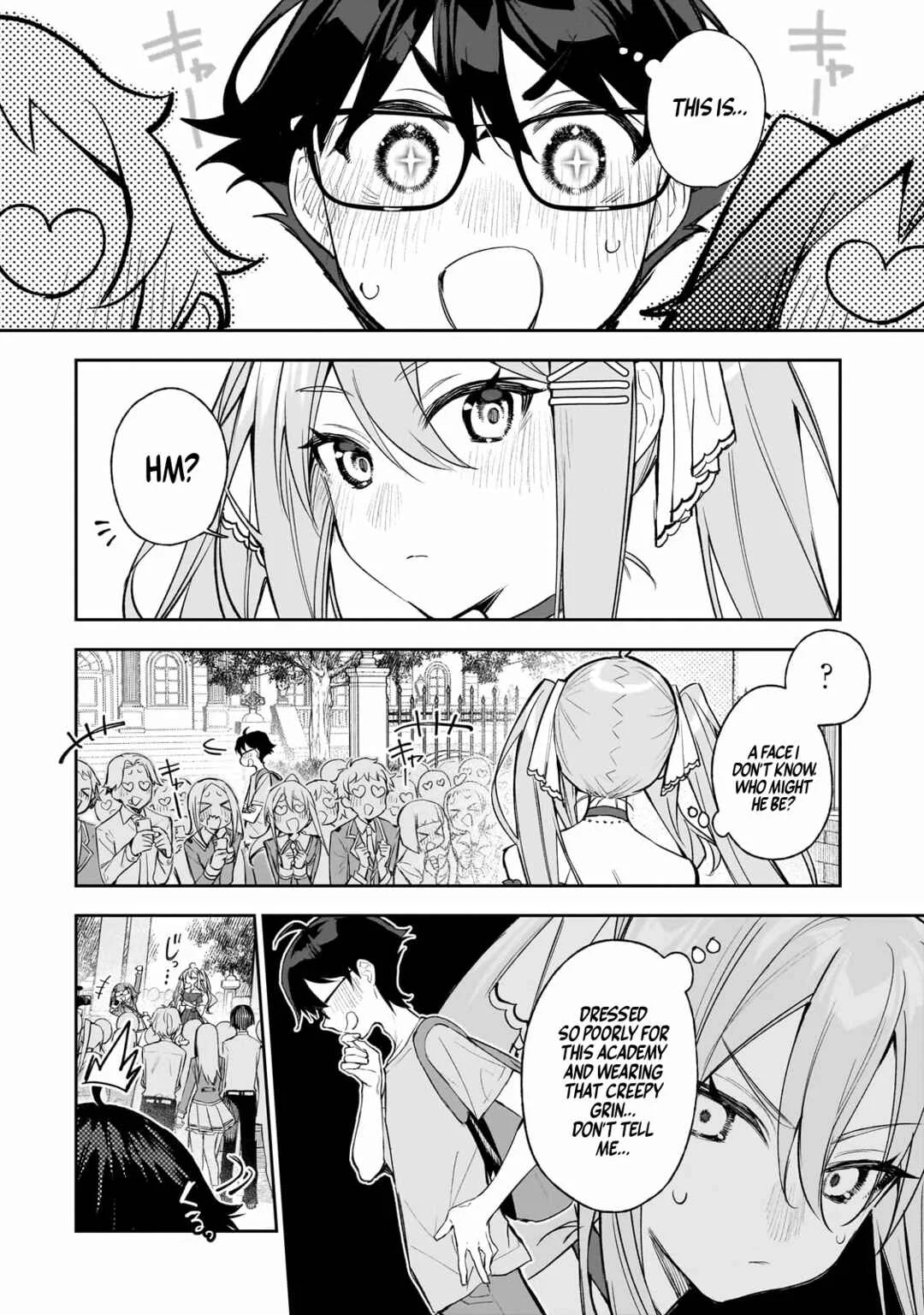 Ore wa Gakuen Zunou Battle no Enshutsuka! ~Jishou Mob ga Kage kara Egaku Saikyou Shujinkou Musou Scenario~ Chapter 1: My protagonist - Page 35
