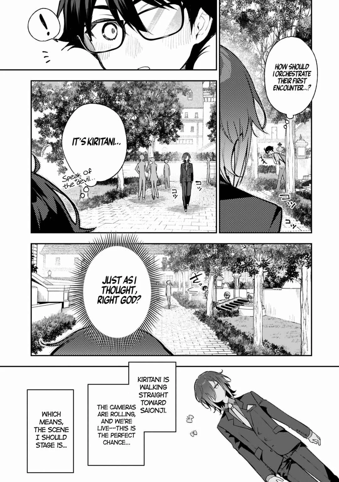 Ore wa Gakuen Zunou Battle no Enshutsuka! ~Jishou Mob ga Kage kara Egaku Saikyou Shujinkou Musou Scenario~ Chapter 1: My protagonist - Page 40
