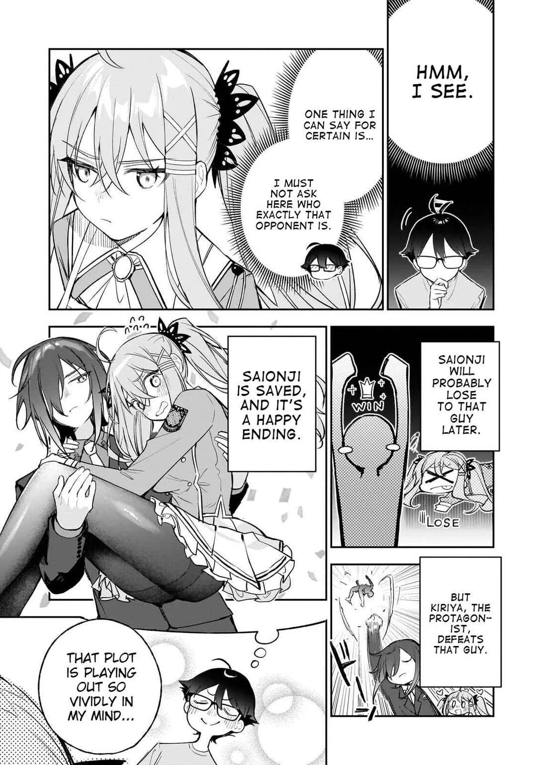 Ore wa Gakuen Zunou Battle no Enshutsuka! ~Jishou Mob ga Kage kara Egaku Saikyou Shujinkou Musou Scenario~ Chapter 3.1 - Page 13