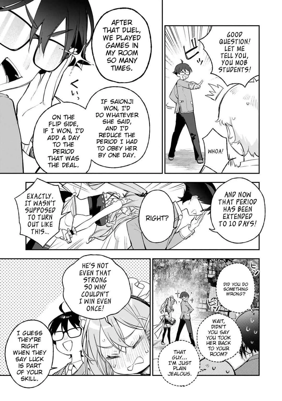 Ore wa Gakuen Zunou Battle no Enshutsuka! ~Jishou Mob ga Kage kara Egaku Saikyou Shujinkou Musou Scenario~ Chapter 3.2 - Page 3