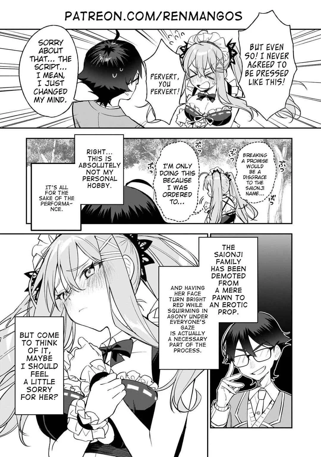 Ore wa Gakuen Zunou Battle no Enshutsuka! ~Jishou Mob ga Kage kara Egaku Saikyou Shujinkou Musou Scenario~ Chapter 3.2 - Page 4