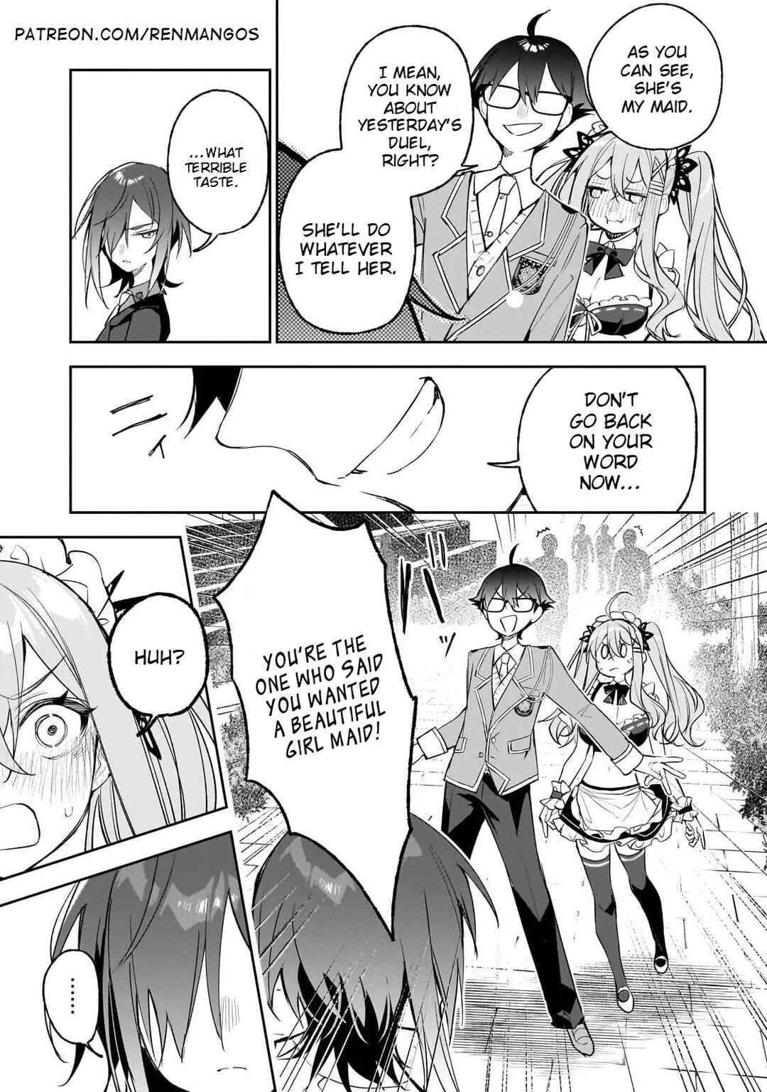 Ore wa Gakuen Zunou Battle no Enshutsuka! ~Jishou Mob ga Kage kara Egaku Saikyou Shujinkou Musou Scenario~ Chapter 3.2 - Page 7