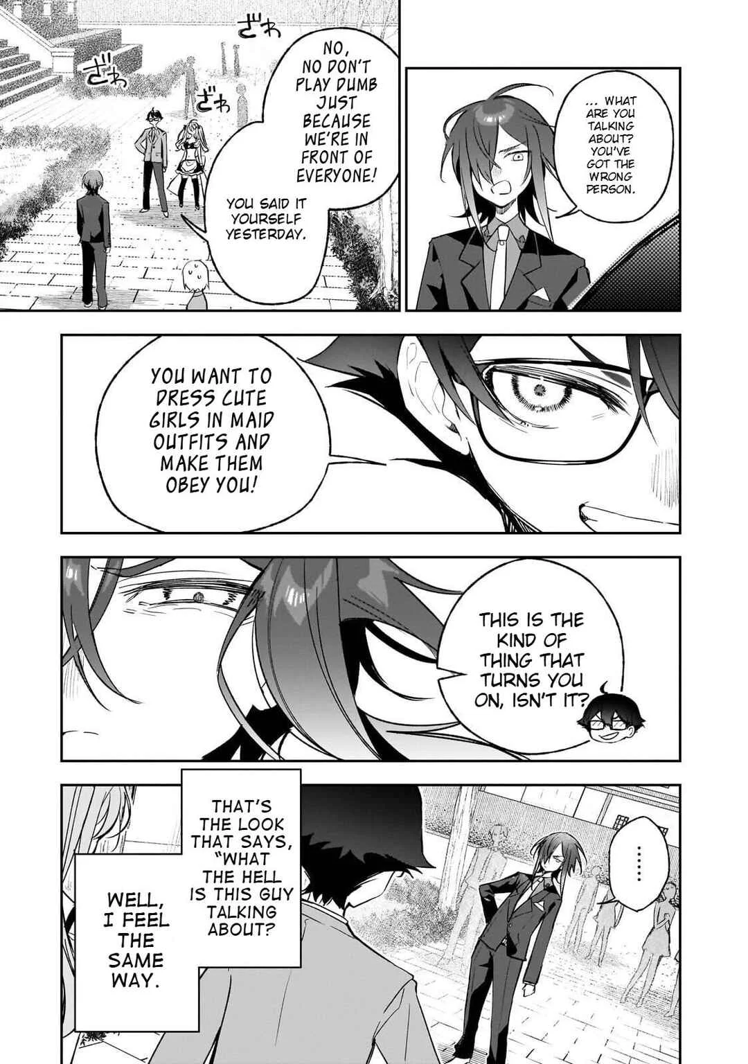 Ore wa Gakuen Zunou Battle no Enshutsuka! ~Jishou Mob ga Kage kara Egaku Saikyou Shujinkou Musou Scenario~ Chapter 3.2 - Page 8