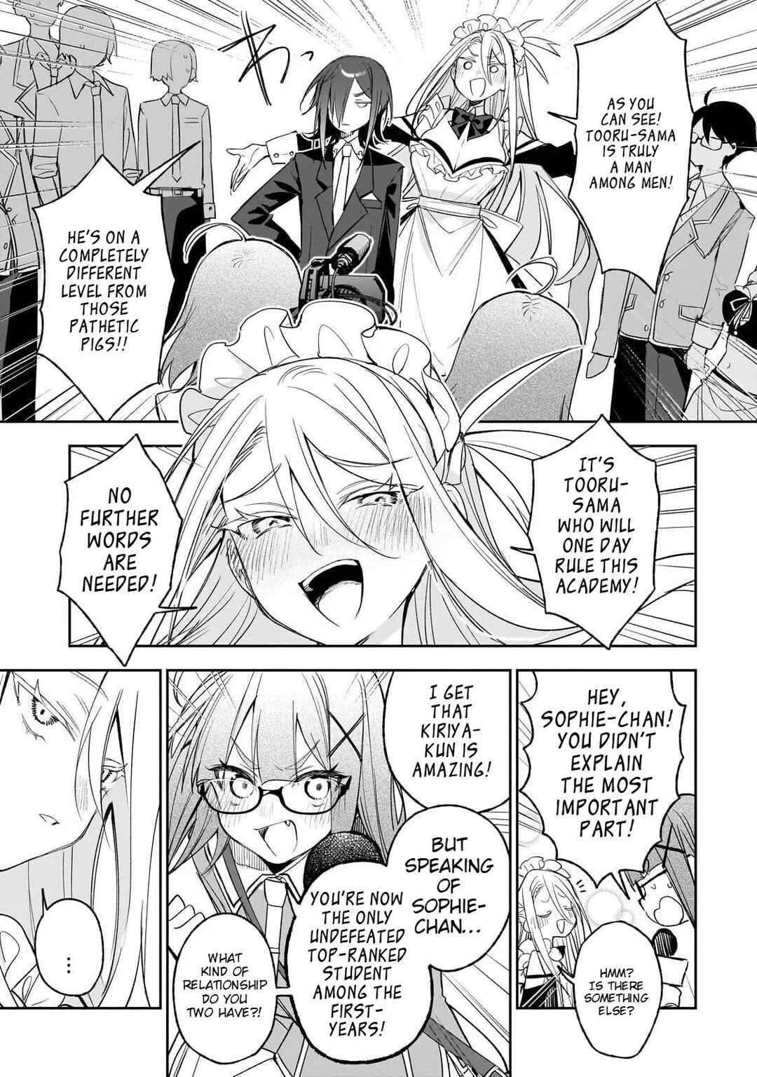 Ore wa Gakuen Zunou Battle no Enshutsuka! ~Jishou Mob ga Kage kara Egaku Saikyou Shujinkou Musou Scenario~ Chapter 4.1 - Page 7