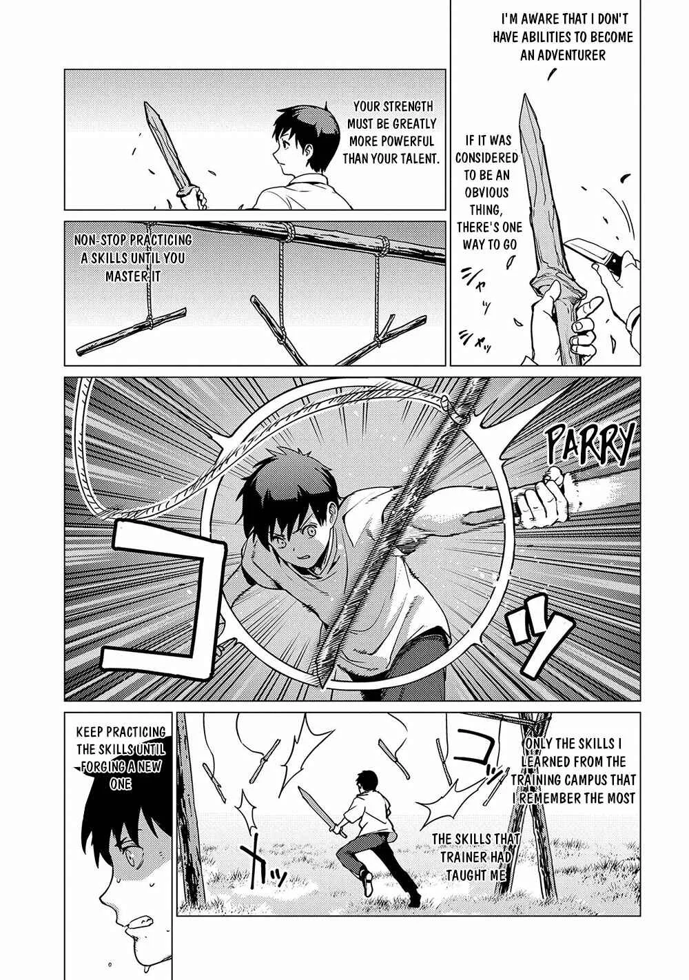 Ore wa Subete o [Parry] Suru: Gyaku Kanchigai no Sekai Saikyou wa Boukensha no Yume o Miru Chapter 1 - Page 14