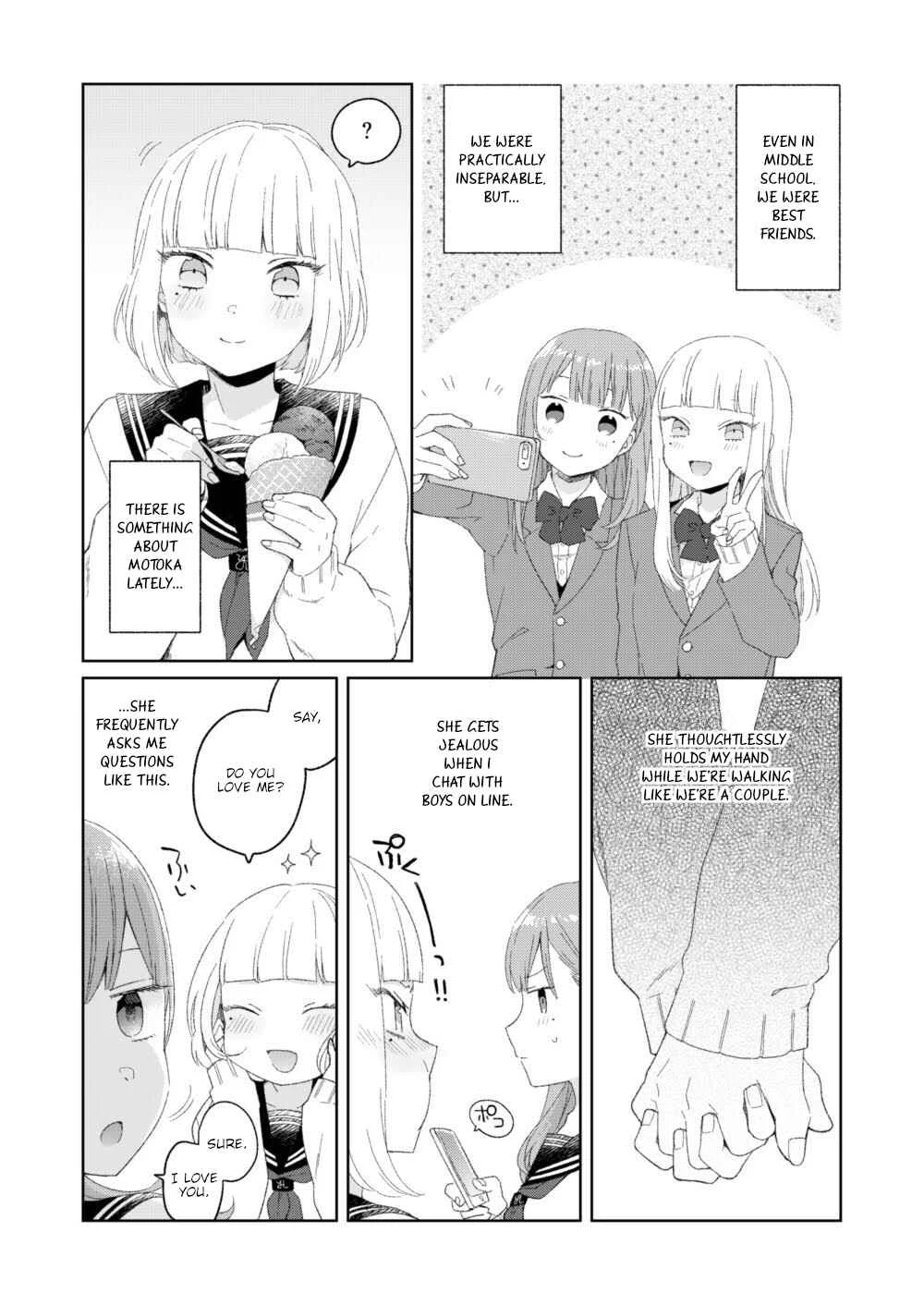 Osananajimi Lesbian Giwaku Chapter 1: I Suspect My Childhood Friend Is a Lesbian (Part 1) - Page 2