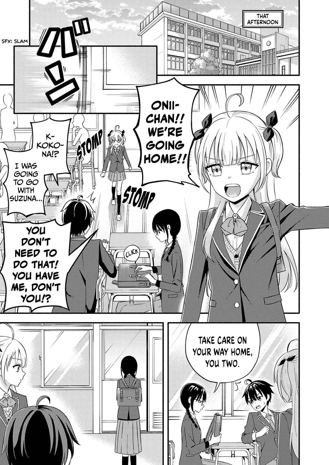 Osananajimi no Watashi wa Mobu de Itai noni, Nazeka Heroine no Ren'ai Taishou ni Natteiru. Chapter 3 - Page 1