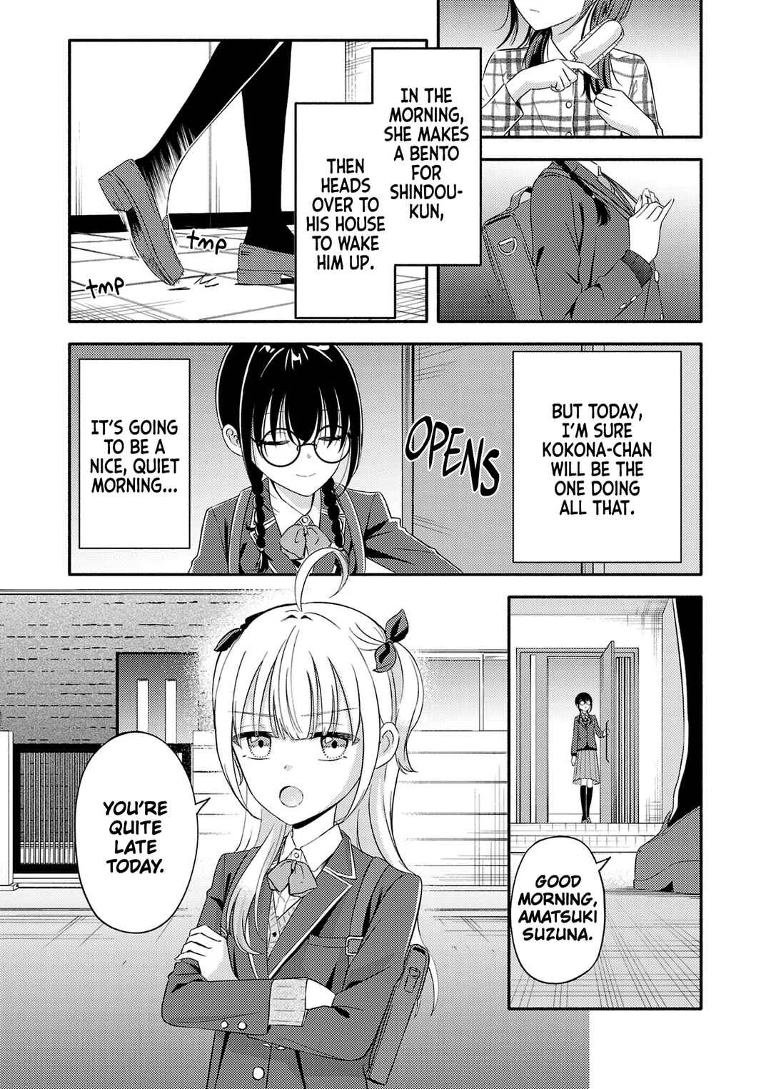 Osananajimi no Watashi wa Mobu de Itai noni, Nazeka Heroine no Ren'ai Taishou ni Natteiru. Chapter 4 - Page 3