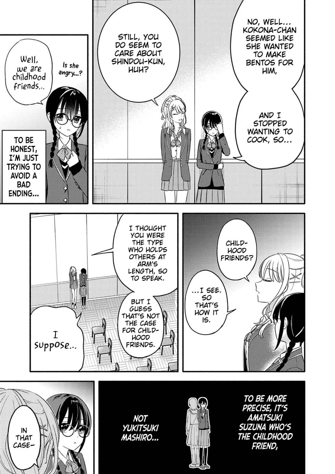 Osananajimi no Watashi wa Mobu de Itai noni, Nazeka Heroine no Ren'ai Taishou ni Natteiru. Chapter 4 - Page 19