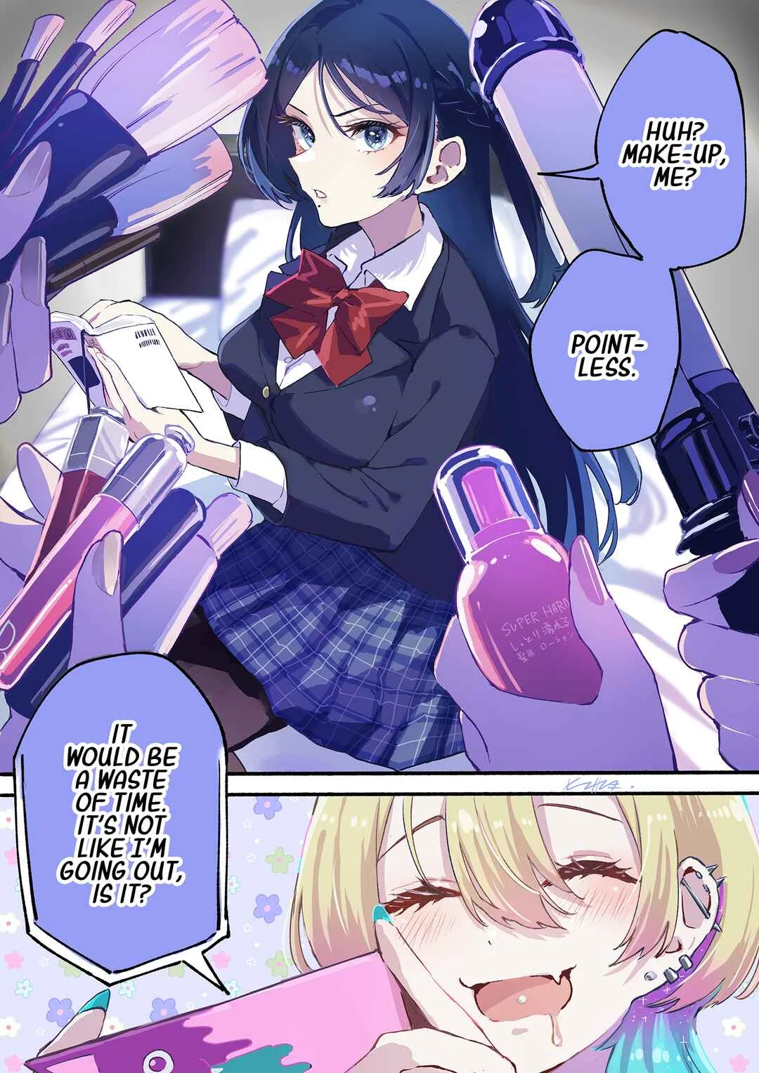 Oshi to no Yuri wa Arienai! Chapter 1.5: A manga about corrupting the class president - Page 2