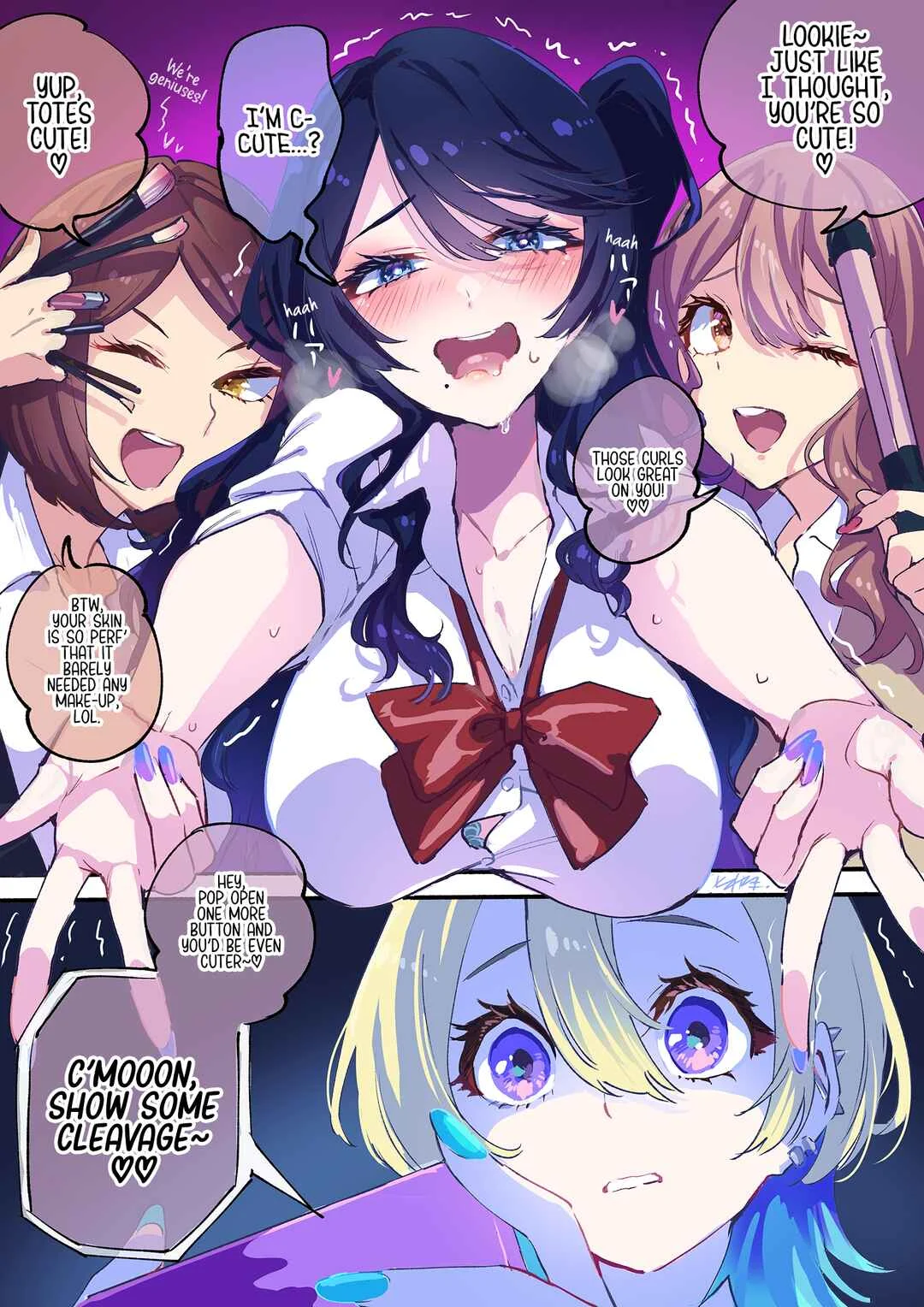 Oshi to no Yuri wa Arienai! Chapter 1.5: A manga about corrupting the class president - Page 3