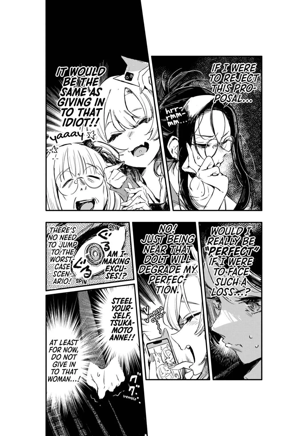 Oshi to no Yuri wa Arienai! Chapter 1: A woman who never gives in VS an otaku gyaru who folds immediately - Page 14