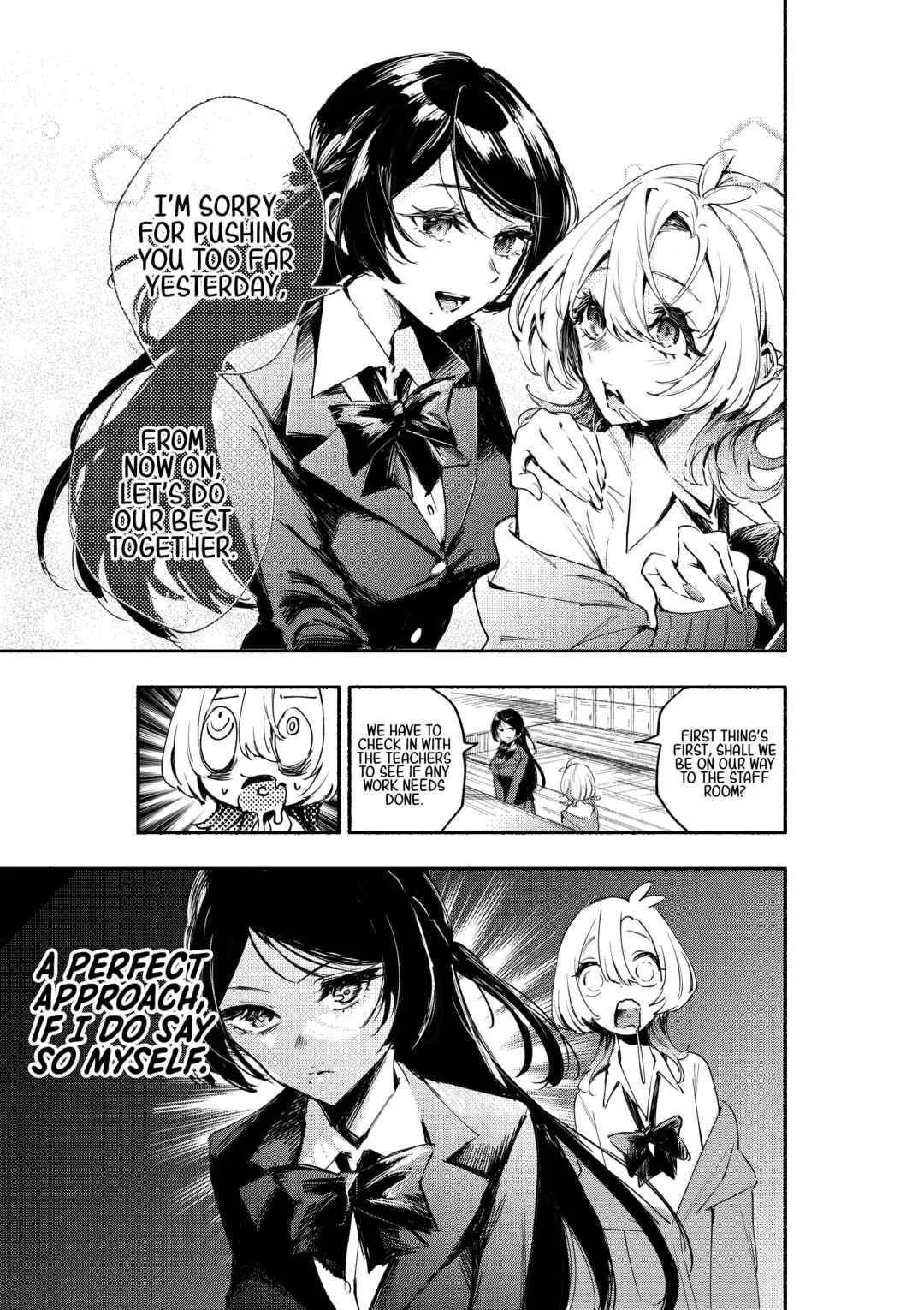 Oshi to no Yuri wa Arienai! Chapter 2: Does Kenzaki Kaoru Dream of Powerful Class Presidents? - Page 12