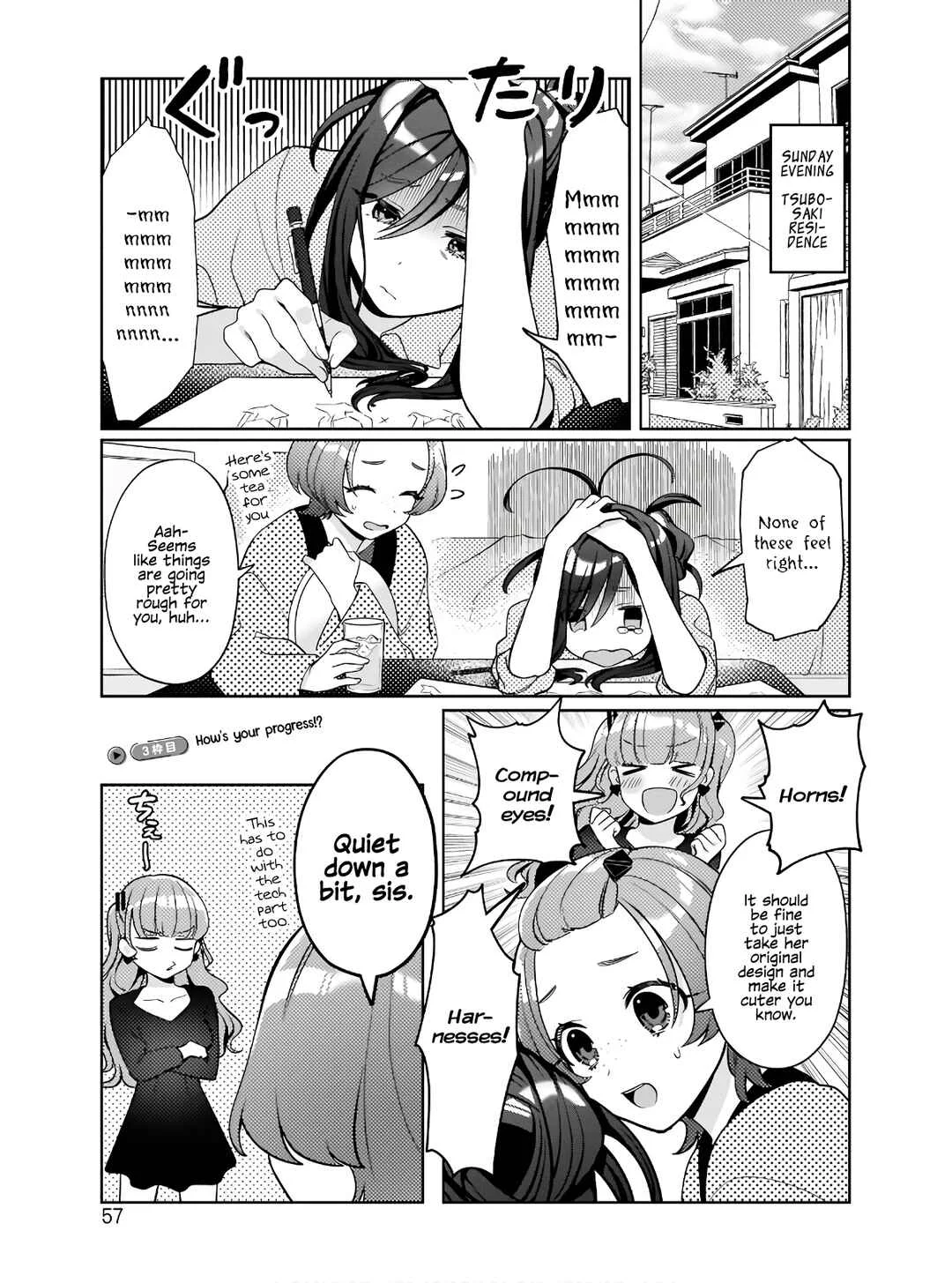 Oshi V ga Oshiego de Watashi ga Mama de!? Chapter 3: How's your progress!? - Page 1
