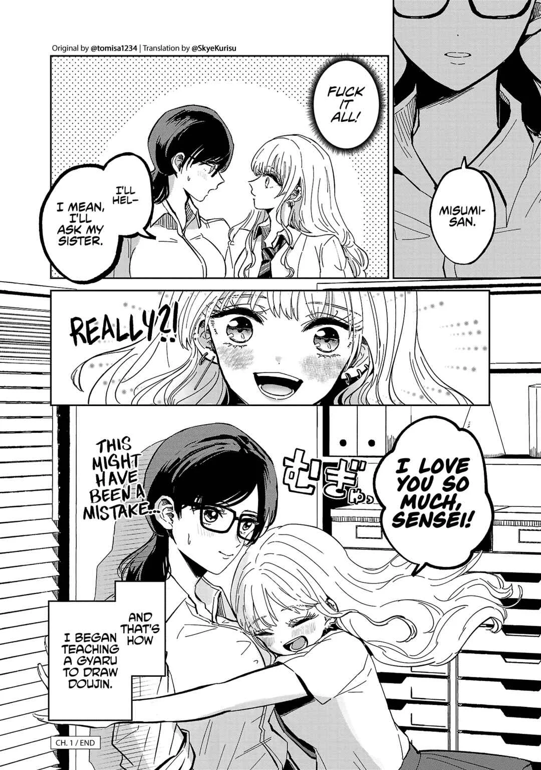 Oshiegoto - Doujin Kyoushi to Tensai Gyaru Chapter 1 - Page 36