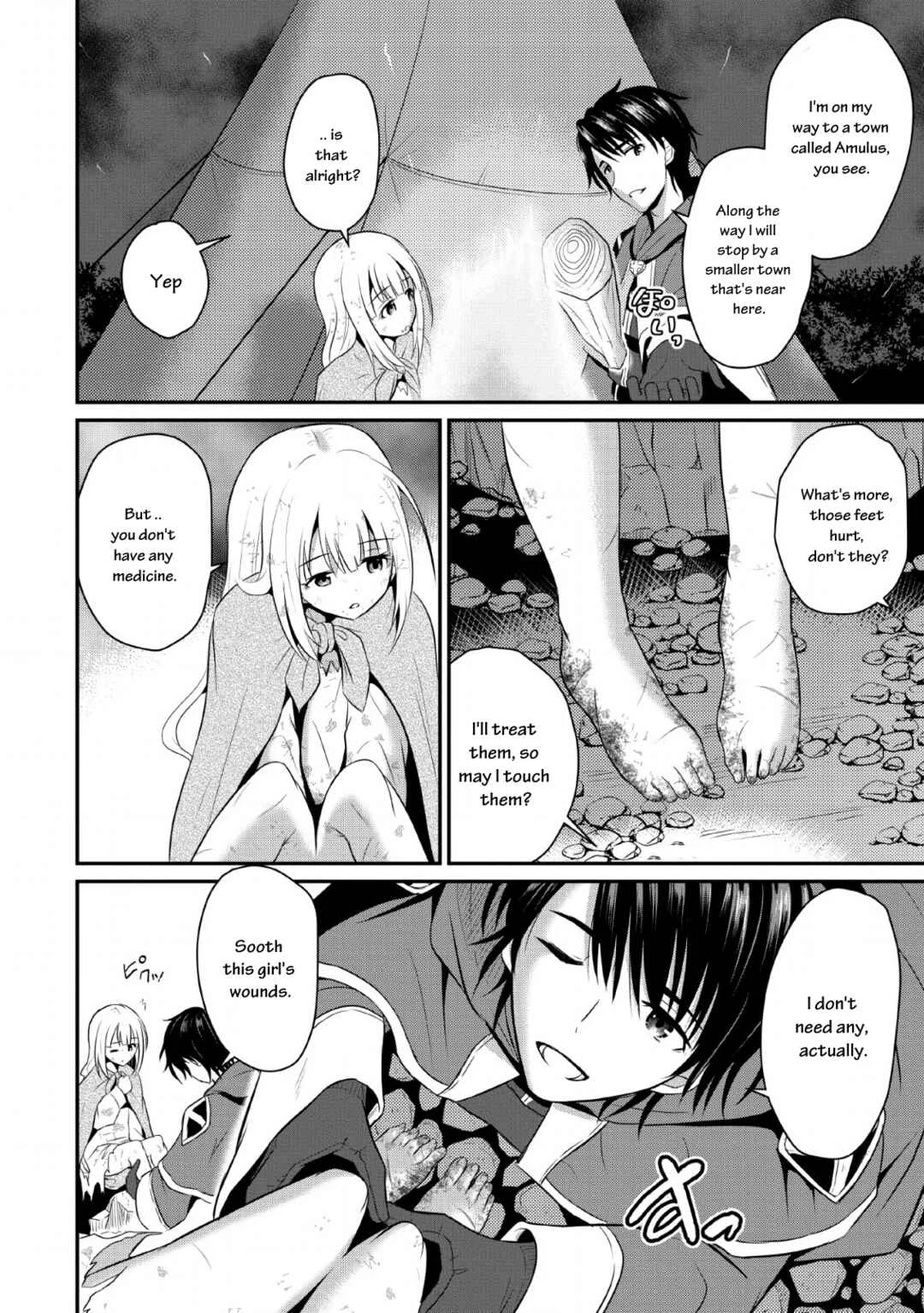 Ossan Teihen Chiyushi to Manamusume no Henkyou Life ~Chuunen Otoko ga Kaifuku Skill ni Kakusei Shite, Eiyuu e Nariagaru~ Chapter 1: That's it! Let's move to a frontier town! - Page 33