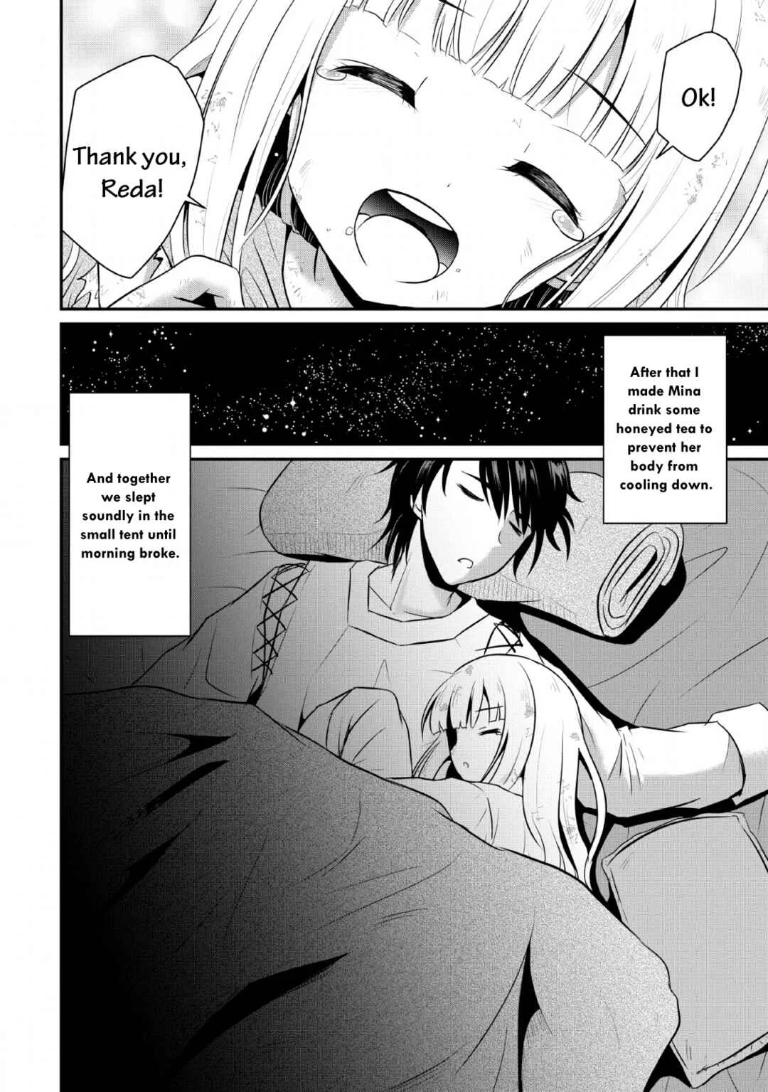 Ossan Teihen Chiyushi to Manamusume no Henkyou Life ~Chuunen Otoko ga Kaifuku Skill ni Kakusei Shite, Eiyuu e Nariagaru~ Chapter 1: That's it! Let's move to a frontier town! - Page 35
