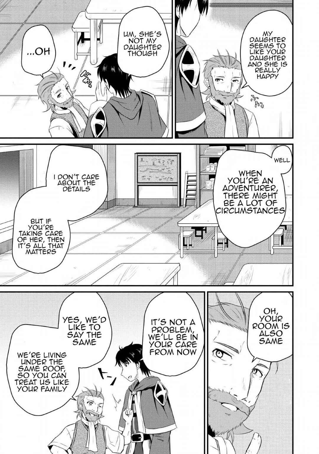 Ossan Teihen Chiyushi to Manamusume no Henkyou Life ~Chuunen Otoko ga Kaifuku Skill ni Kakusei Shite, Eiyuu e Nariagaru~ Chapter 4: Frontier town, Amulus - Page 9
