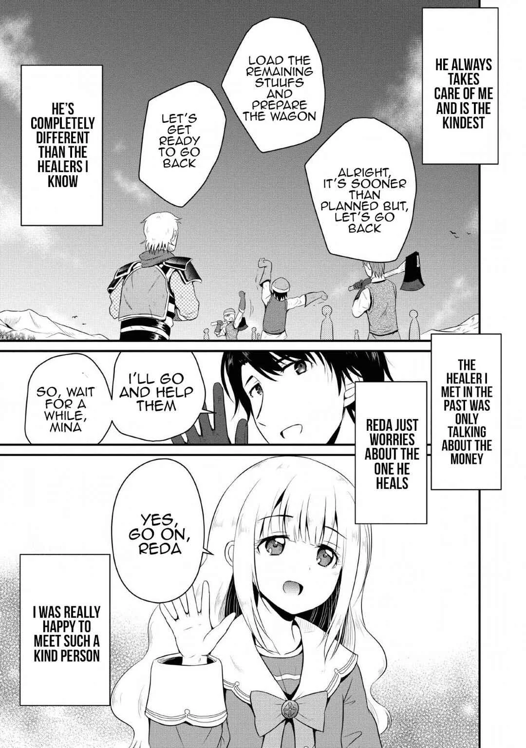 Ossan Teihen Chiyushi to Manamusume no Henkyou Life ~Chuunen Otoko ga Kaifuku Skill ni Kakusei Shite, Eiyuu e Nariagaru~ Chapter 4: Frontier town, Amulus - Page 27