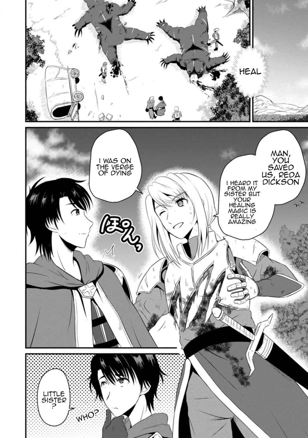 Ossan Teihen Chiyushi to Manamusume no Henkyou Life ~Chuunen Otoko ga Kaifuku Skill ni Kakusei Shite, Eiyuu e Nariagaru~ Chapter 5: Meeting with the Elf - Page 2