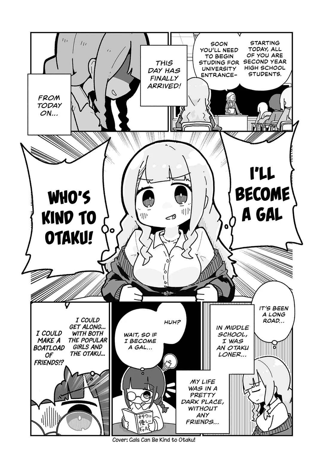 Otaku ni Yasashii Gyaru ni Watashi wa Naru! Chapter 1 - Page 4