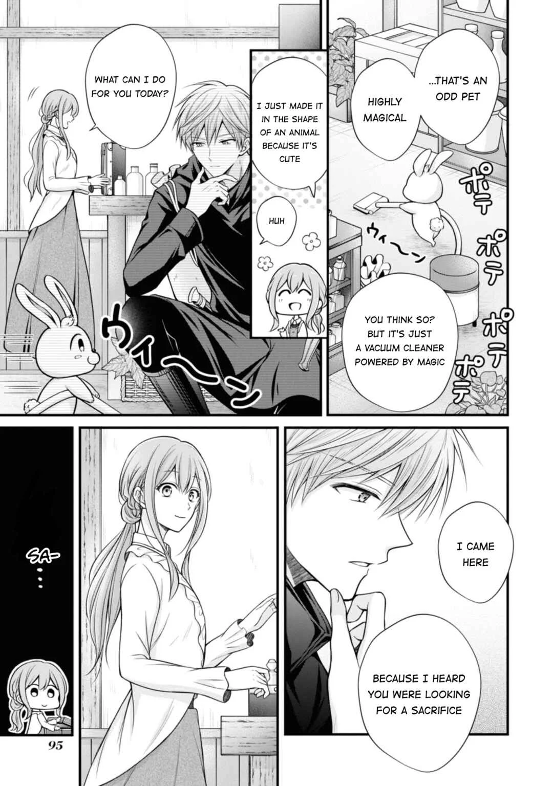 Otoko Un Zero no Kusushi Reijou, Hatsukoi no Kurokishi-sama ga Oshikake Konyakusha ni Narimashite Chapter 3 - Page 19