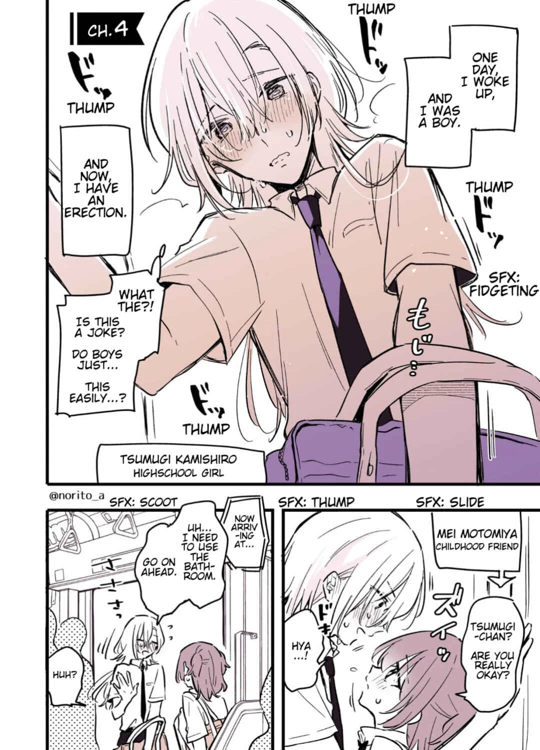 Otokonoko ni Nacchatta Joshikousei Chapter 4 - Page 1