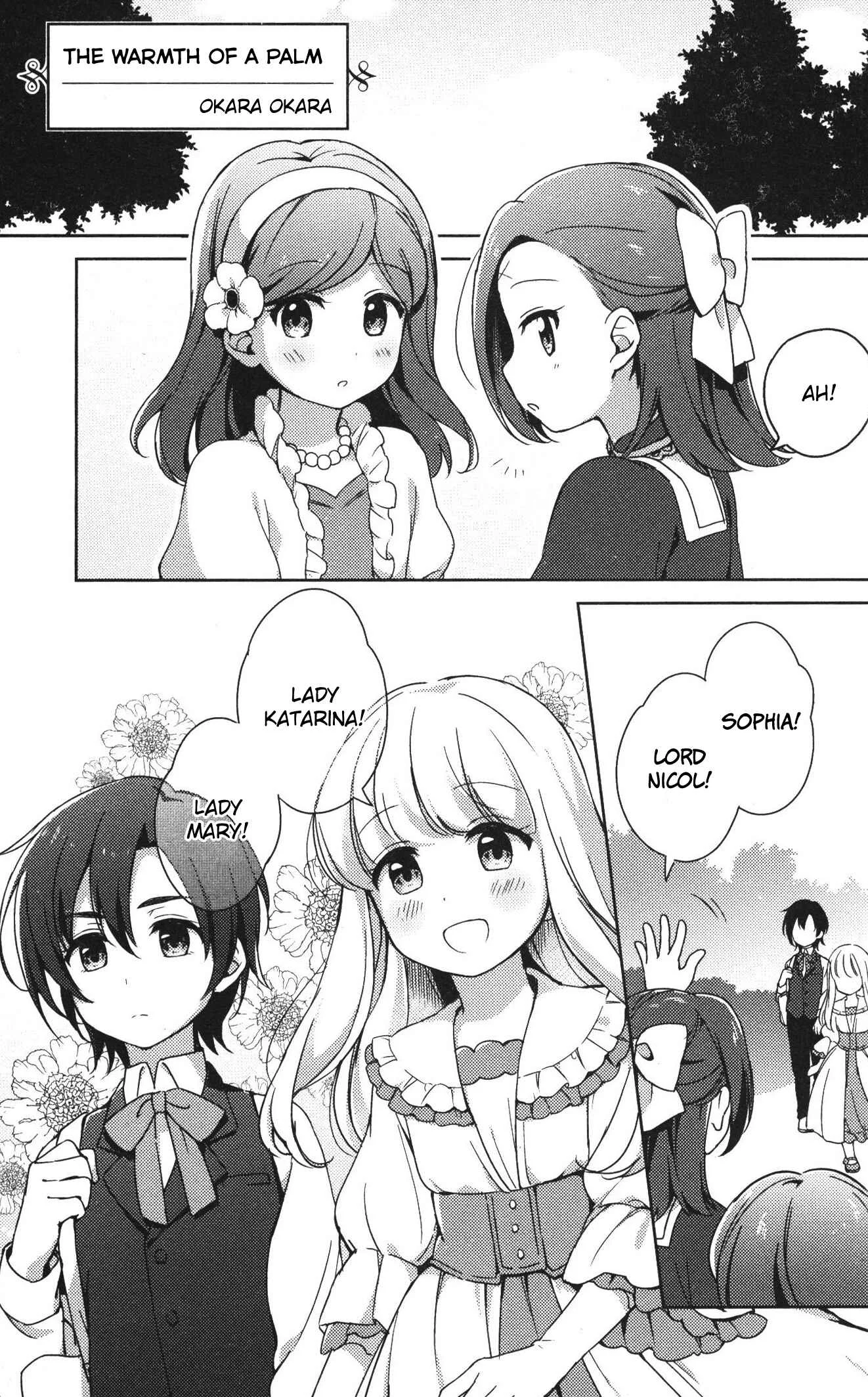 Otome Game no Hametsu Flag shika nai Akuyaku Reijou ni Tensei shite shimatta... GIRLS PATCH Chapter 1: The Warmth of a Palm (Okara Okara) - Page 2