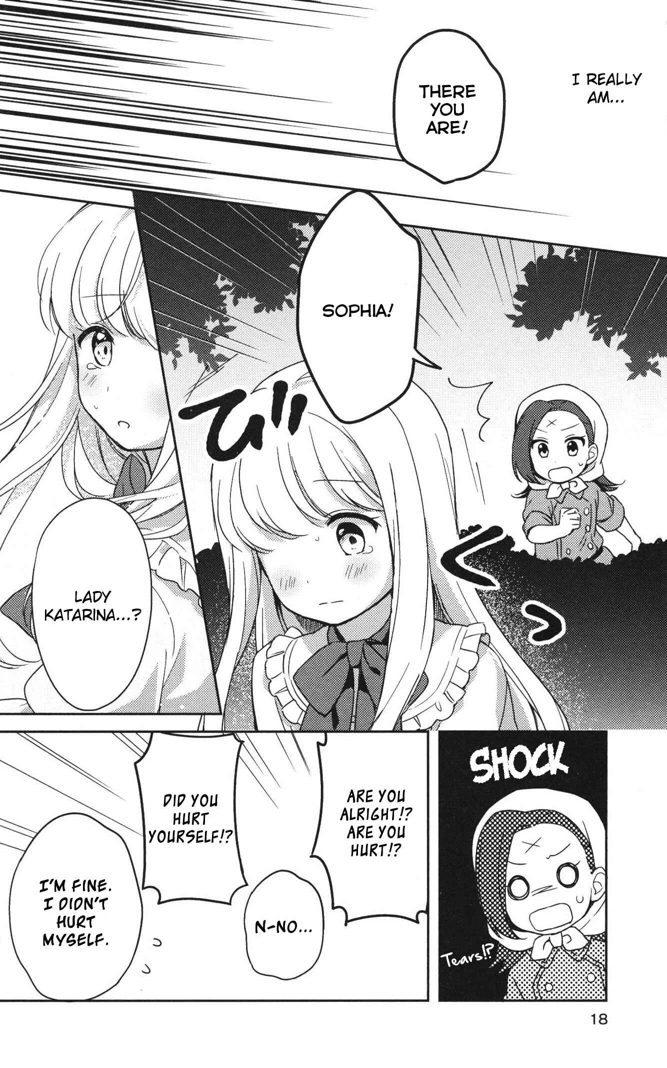 Otome Game no Hametsu Flag shika nai Akuyaku Reijou ni Tensei shite shimatta... GIRLS PATCH Chapter 1: The Warmth of a Palm (Okara Okara) - Page 15