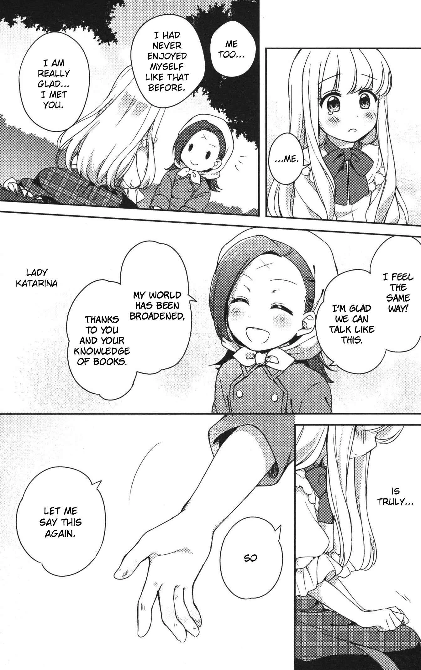 Otome Game no Hametsu Flag shika nai Akuyaku Reijou ni Tensei shite shimatta... GIRLS PATCH Chapter 1: The Warmth of a Palm (Okara Okara) - Page 18