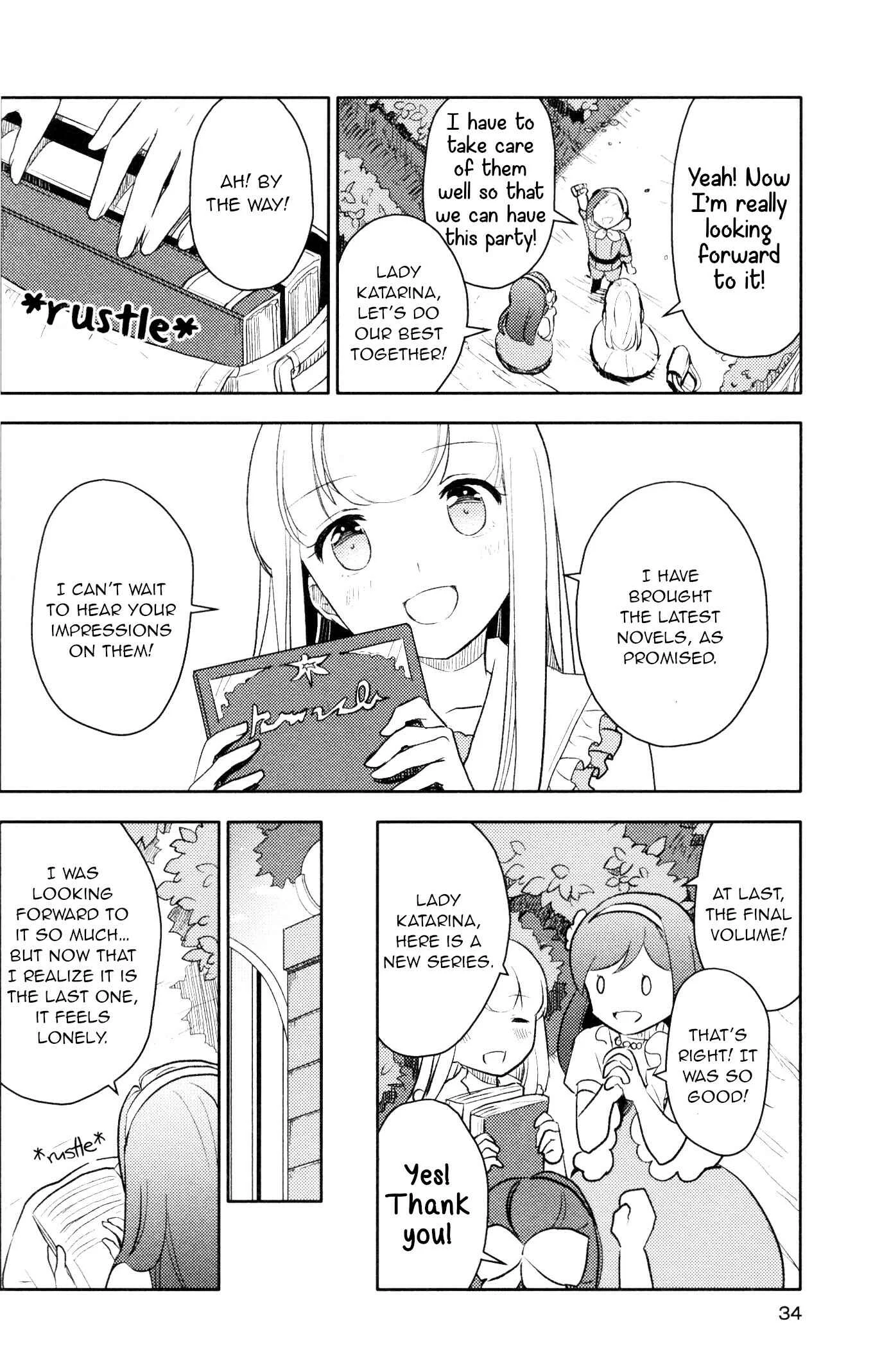 Otome Game no Hametsu Flag shika nai Akuyaku Reijou ni Tensei shite shimatta... GIRLS PATCH Chapter 2: It's a Perfect Garden. (Nacht) - Page 8