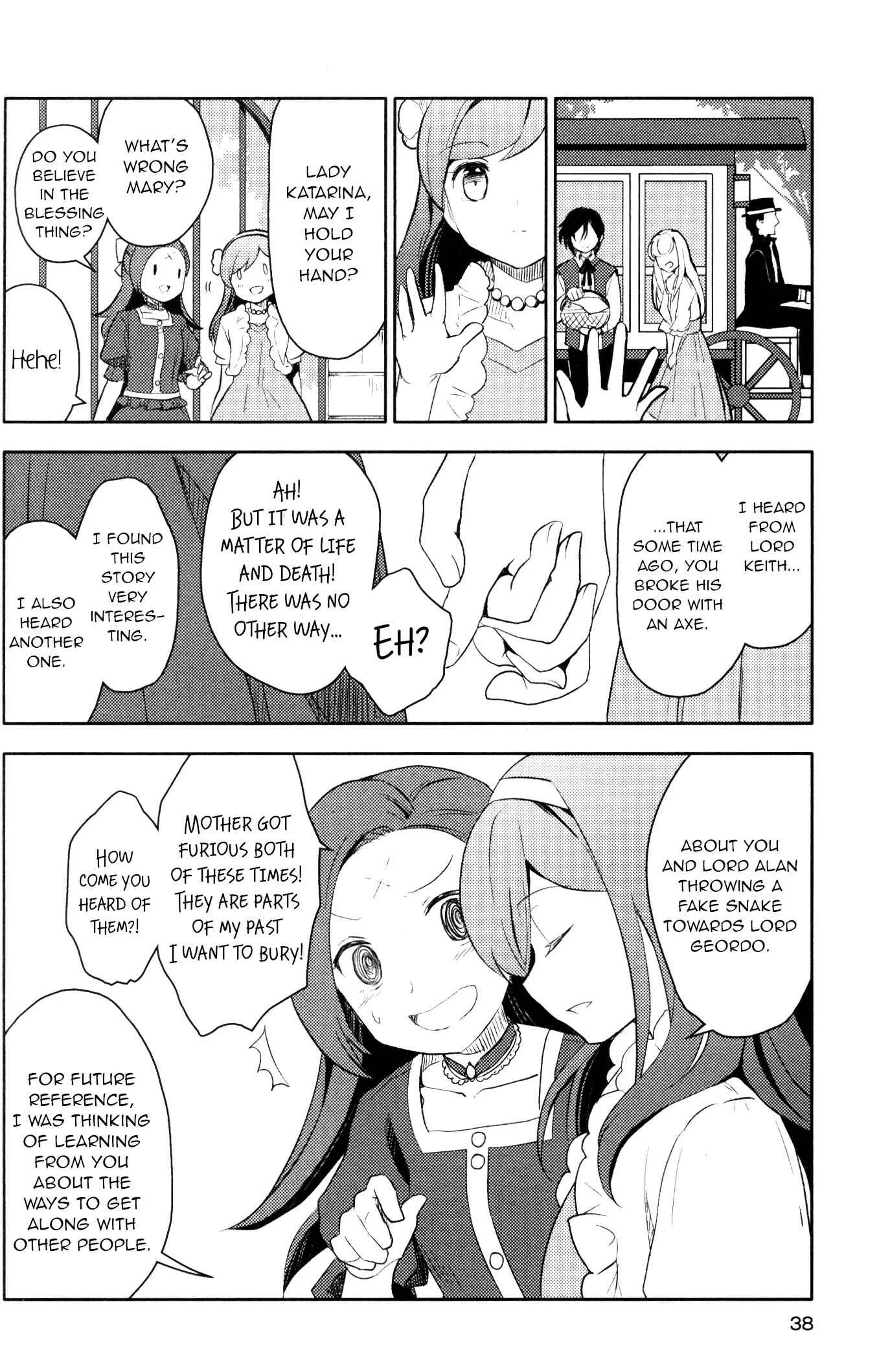 Otome Game no Hametsu Flag shika nai Akuyaku Reijou ni Tensei shite shimatta... GIRLS PATCH Chapter 2: It's a Perfect Garden. (Nacht) - Page 12
