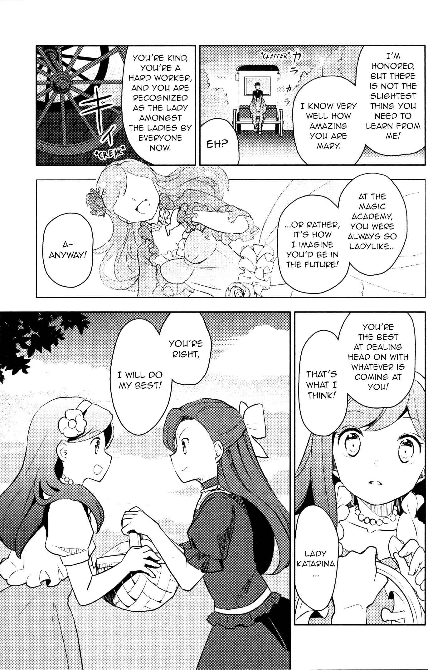 Otome Game no Hametsu Flag shika nai Akuyaku Reijou ni Tensei shite shimatta... GIRLS PATCH Chapter 2: It's a Perfect Garden. (Nacht) - Page 13
