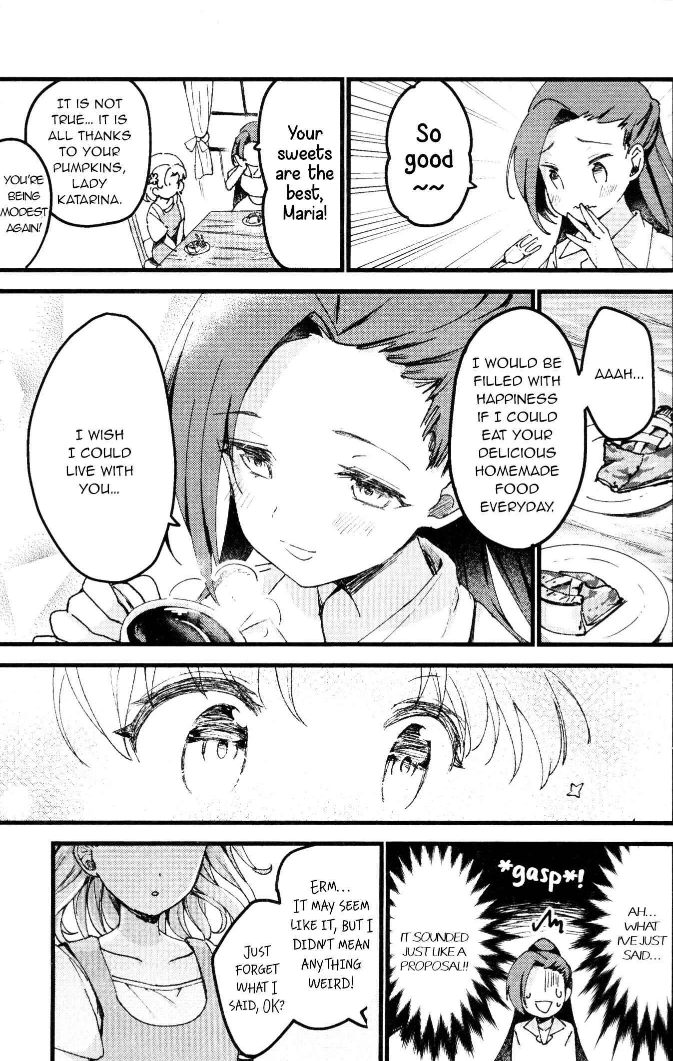 Otome Game no Hametsu Flag shika nai Akuyaku Reijou ni Tensei shite shimatta... GIRLS PATCH Chapter 4: Our tea time together (Kanda Dan) - Page 7