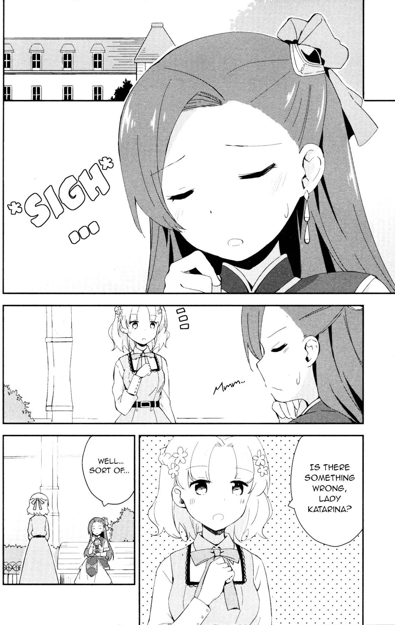 Otome Game no Hametsu Flag shika nai Akuyaku Reijou ni Tensei shite shimatta... GIRLS PATCH Chapter 5: The Lady Katarina Pampering Group (Nonaka Yuu) - Page 2