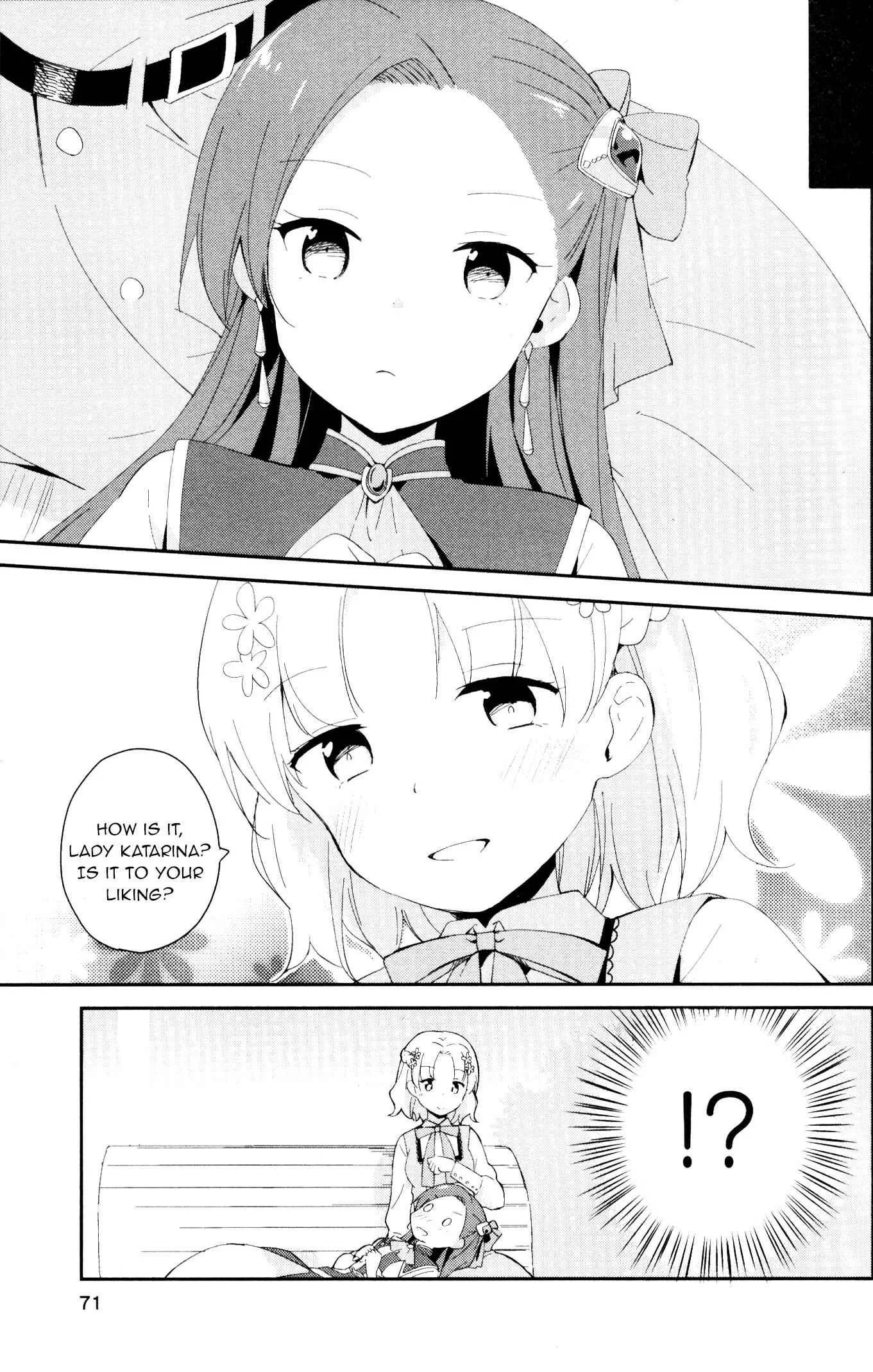 Otome Game no Hametsu Flag shika nai Akuyaku Reijou ni Tensei shite shimatta... GIRLS PATCH Chapter 5: The Lady Katarina Pampering Group (Nonaka Yuu) - Page 5