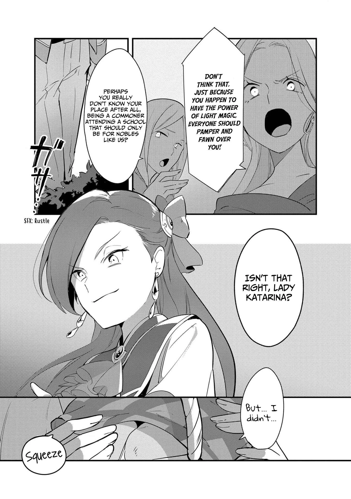 Otome Game no Hametsu Flag shika nai Akuyaku Reijou ni Tensei shite shimatta... Zettai Zetsumei! Hametsu Sunzen Hen Chapter 1: A 15 Year Old Katarina Recalls Her Previous Life's Memories - Page 3