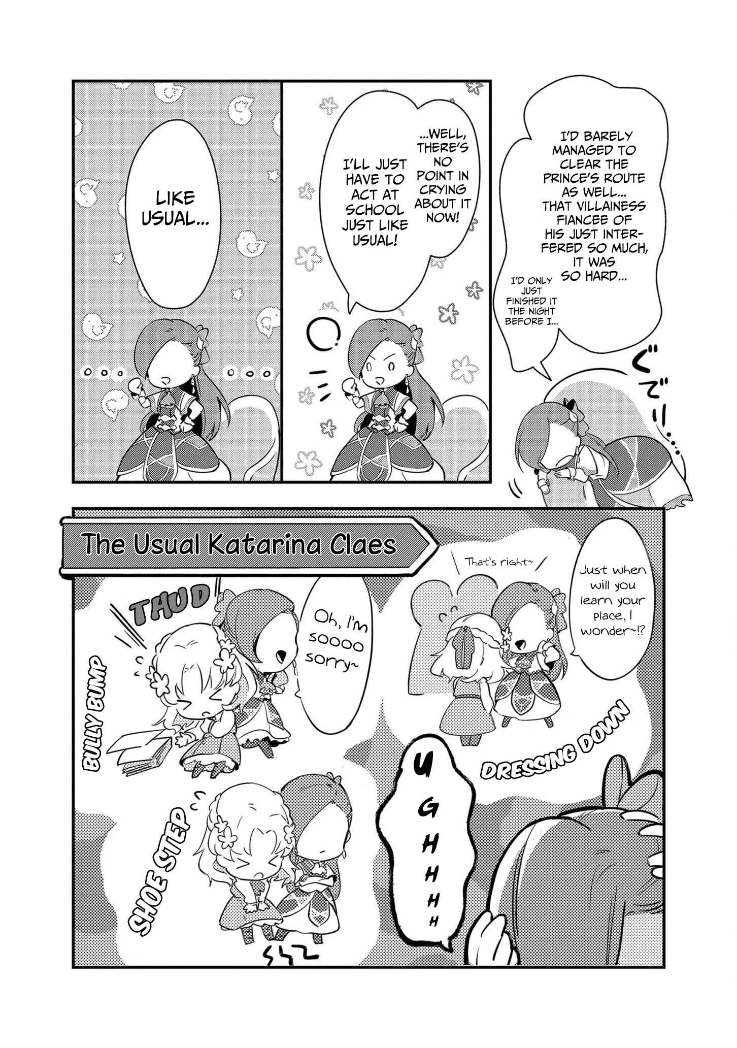 Otome Game no Hametsu Flag shika nai Akuyaku Reijou ni Tensei shite shimatta... Zettai Zetsumei! Hametsu Sunzen Hen Chapter 1: A 15 Year Old Katarina Recalls Her Previous Life's Memories - Page 17