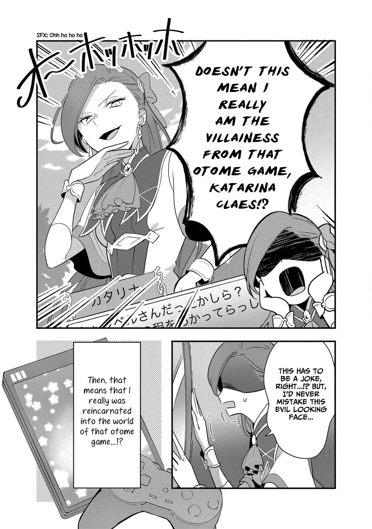 Otome Game no Hametsu Flag shika nai Akuyaku Reijou ni Tensei shite shimatta... Zettai Zetsumei! Hametsu Sunzen Hen Chapter 1: A 15 Year Old Katarina Recalls Her Previous Life's Memories - Page 20