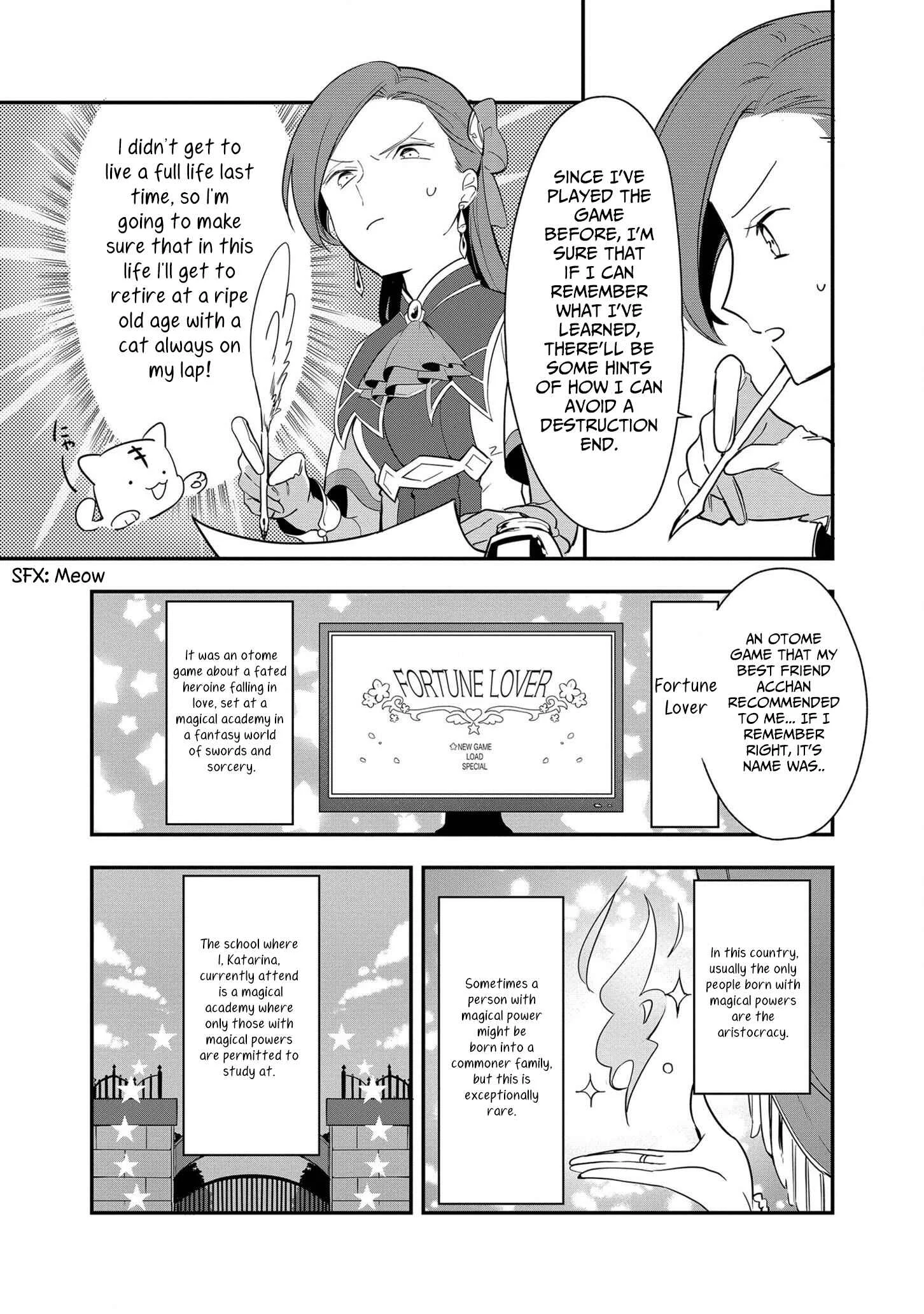 Otome Game no Hametsu Flag shika nai Akuyaku Reijou ni Tensei shite shimatta... Zettai Zetsumei! Hametsu Sunzen Hen Chapter 1: A 15 Year Old Katarina Recalls Her Previous Life's Memories - Page 22